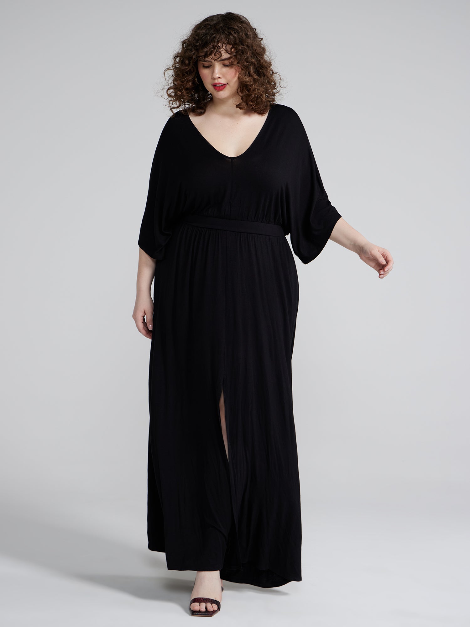 The Perfect V-Neck Maxi Dress