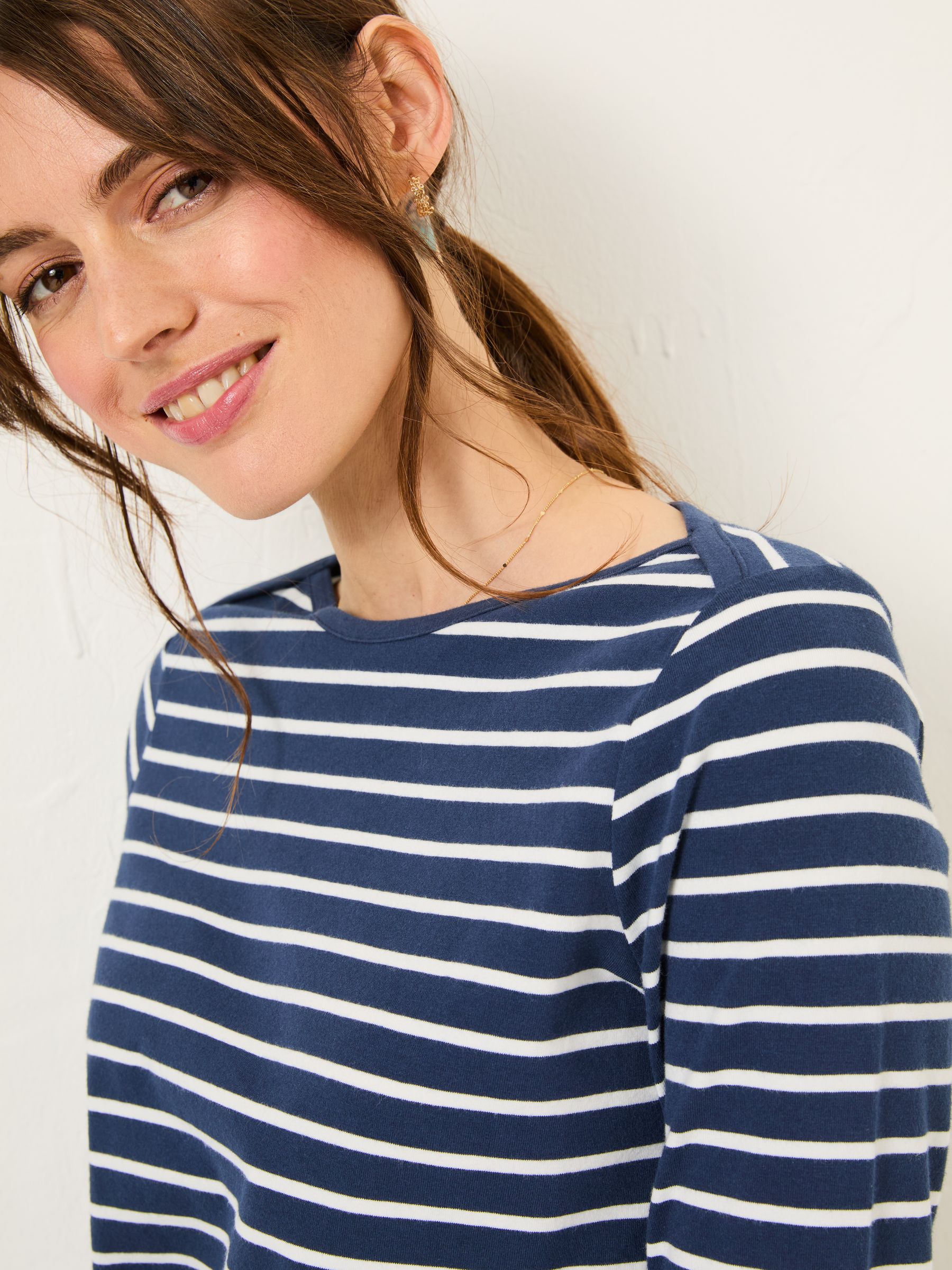 Breton Blue Long Sleeve T-Shirt — location worn