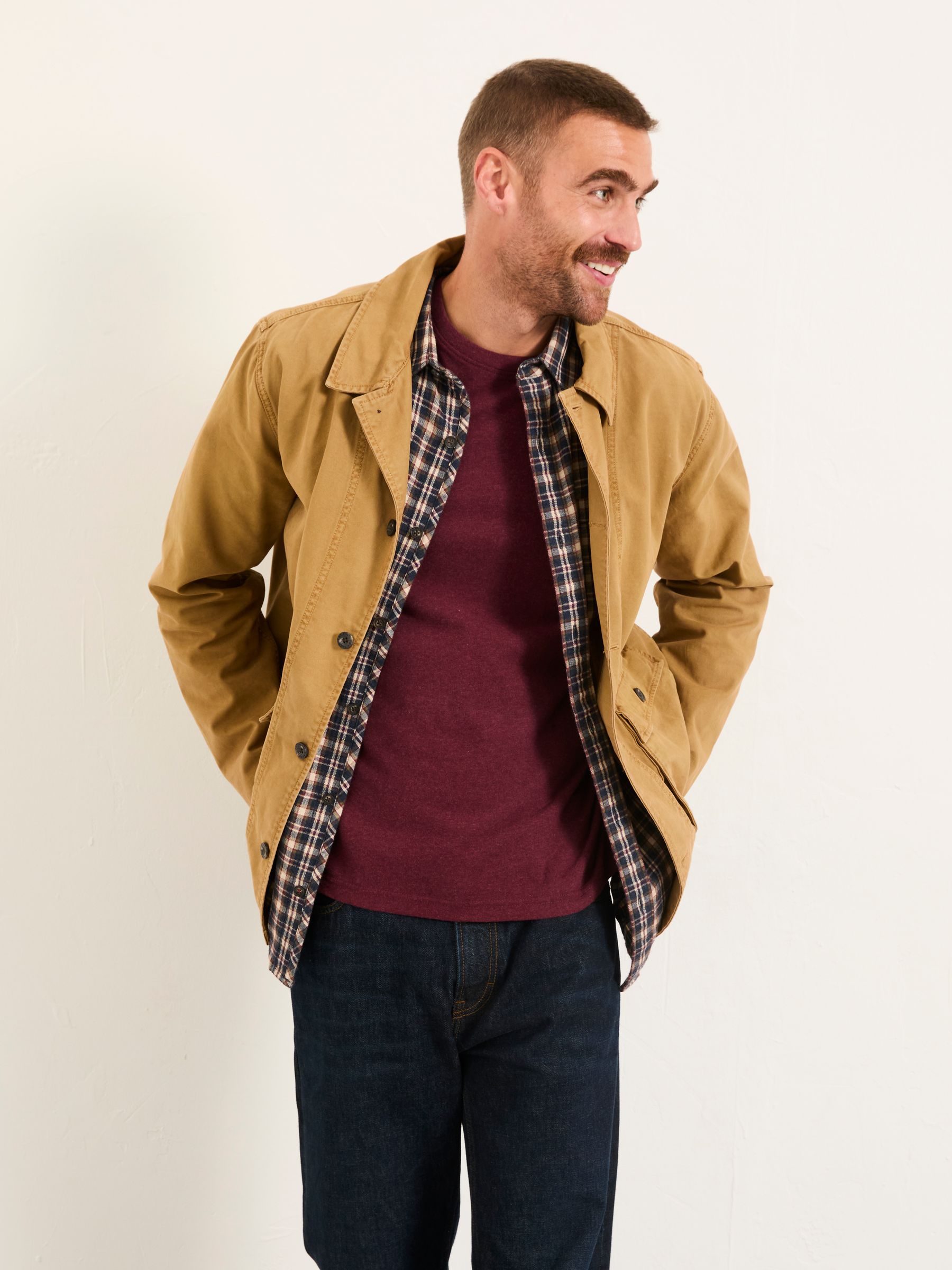 Stone Garment Dye Worker 100% Cotton Jacket — location worn