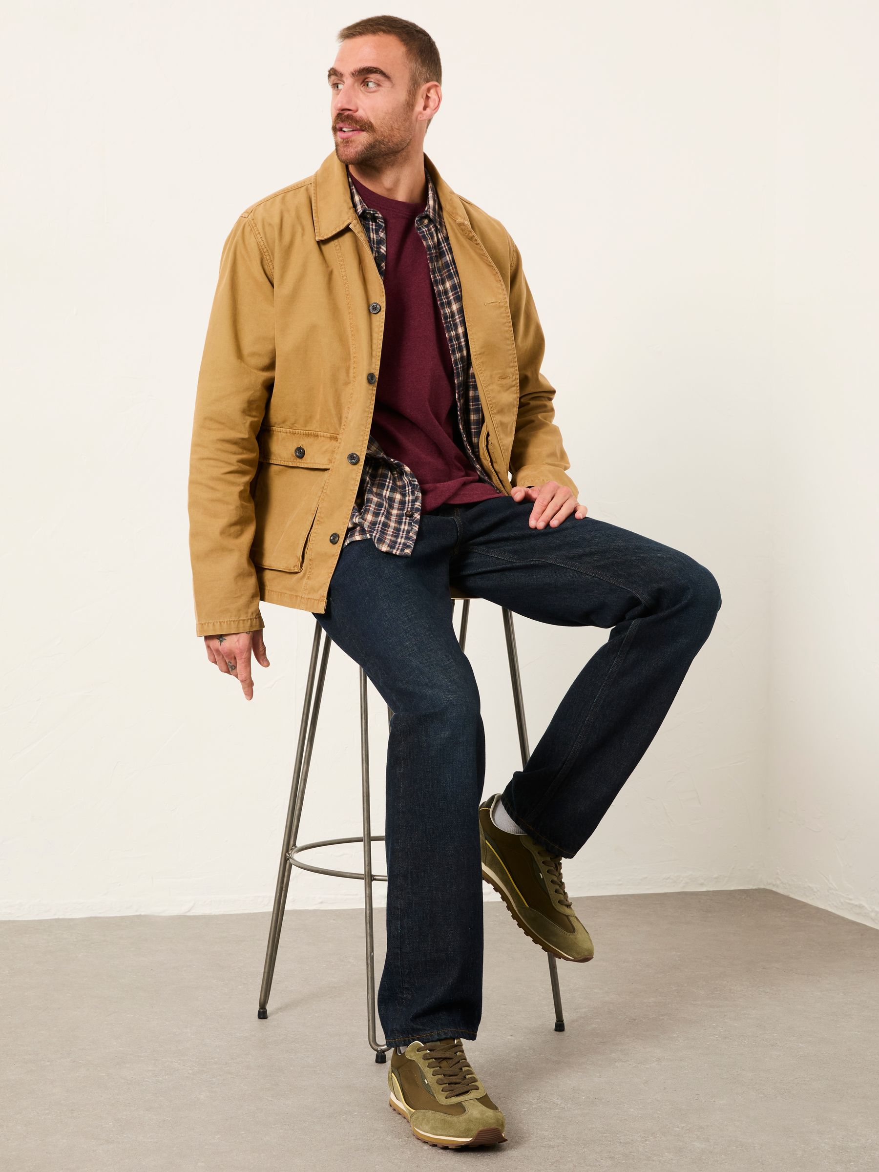 Stone Garment Dye Worker 100% Cotton Jacket — location worn