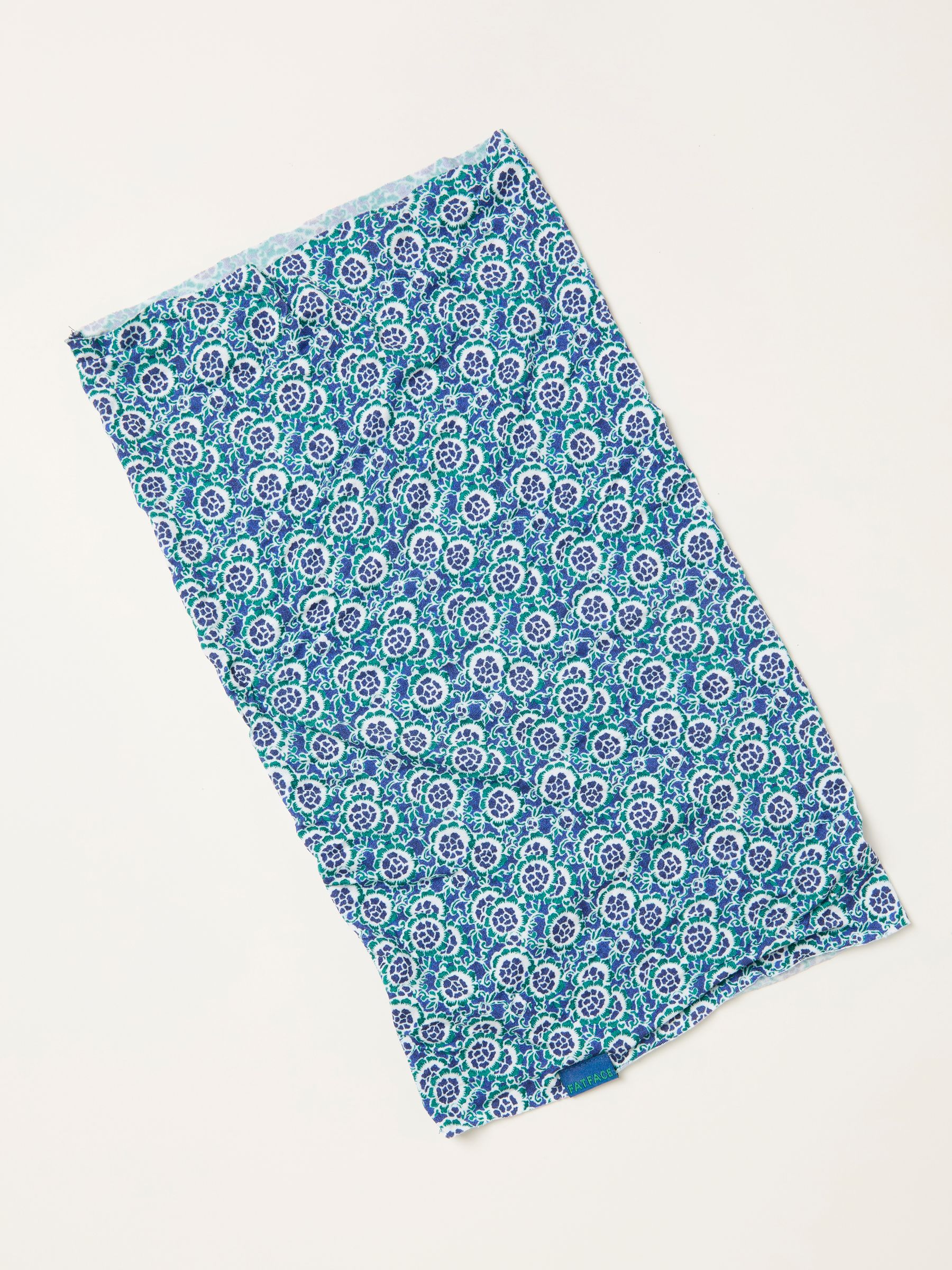 Blue Paisley Print Multi Snood — location still life
