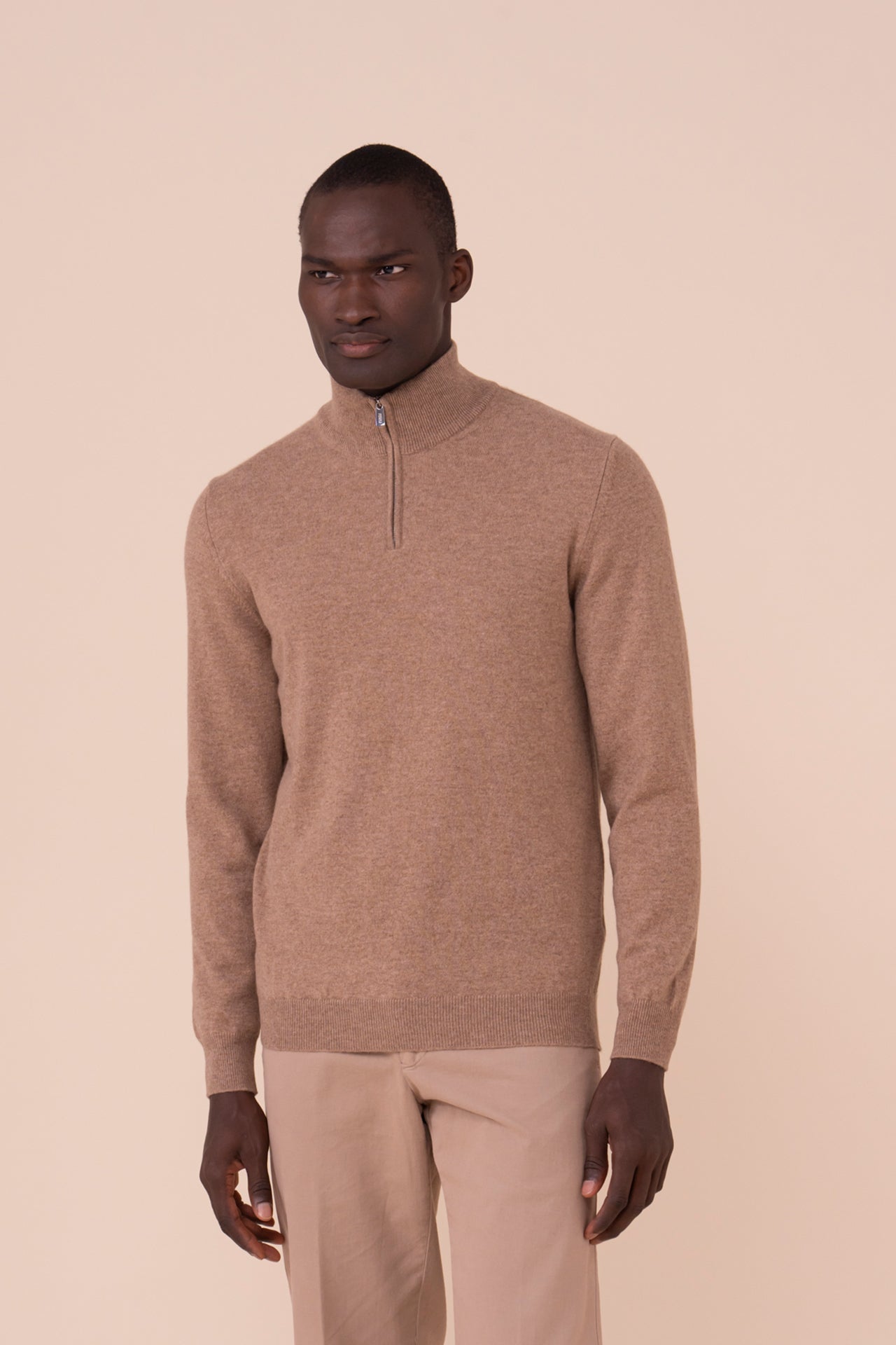 Favonio Slim Cashmere Long Sleeve Sweater