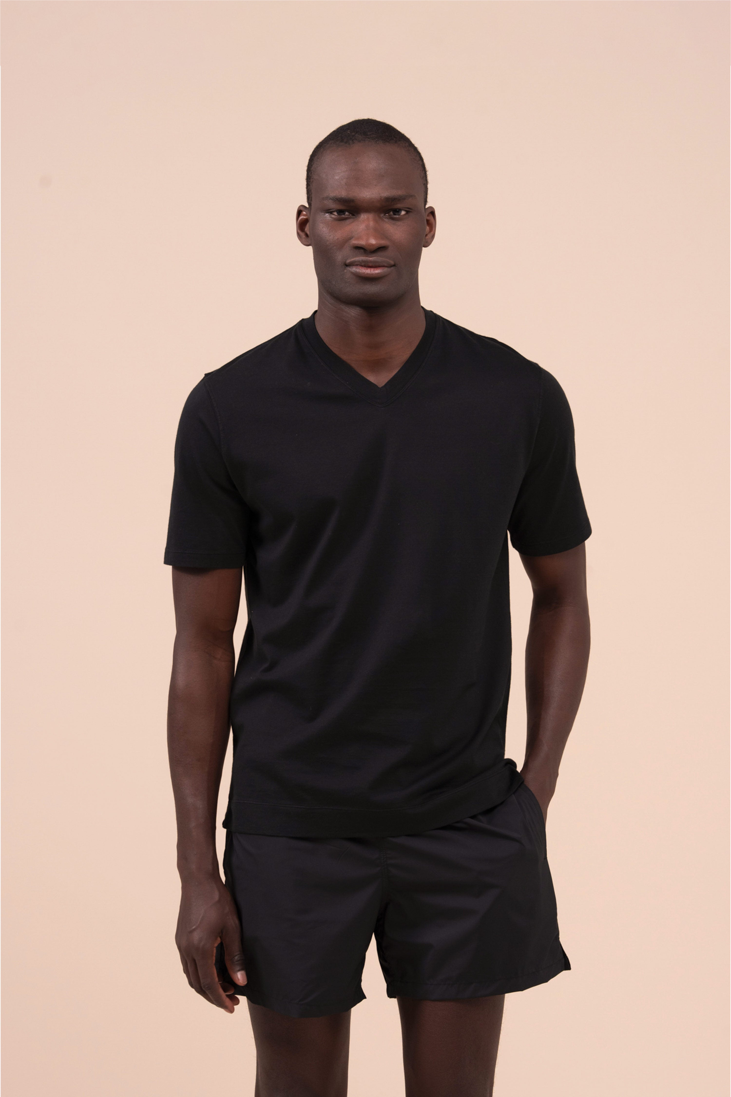 Nizza Organic Cotton V-neck T-shirt
