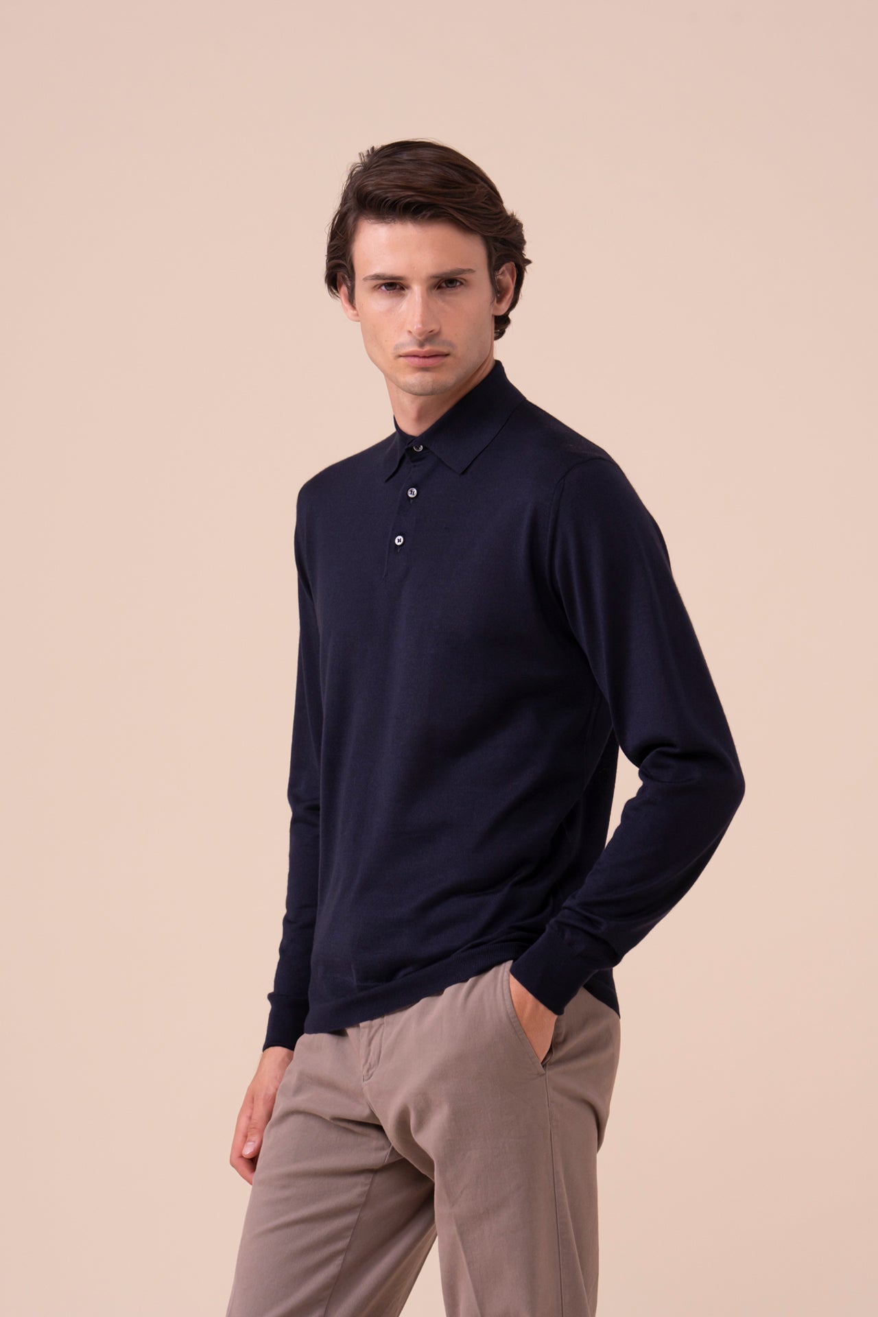 Sportman Cashmere Silk Knit Polo