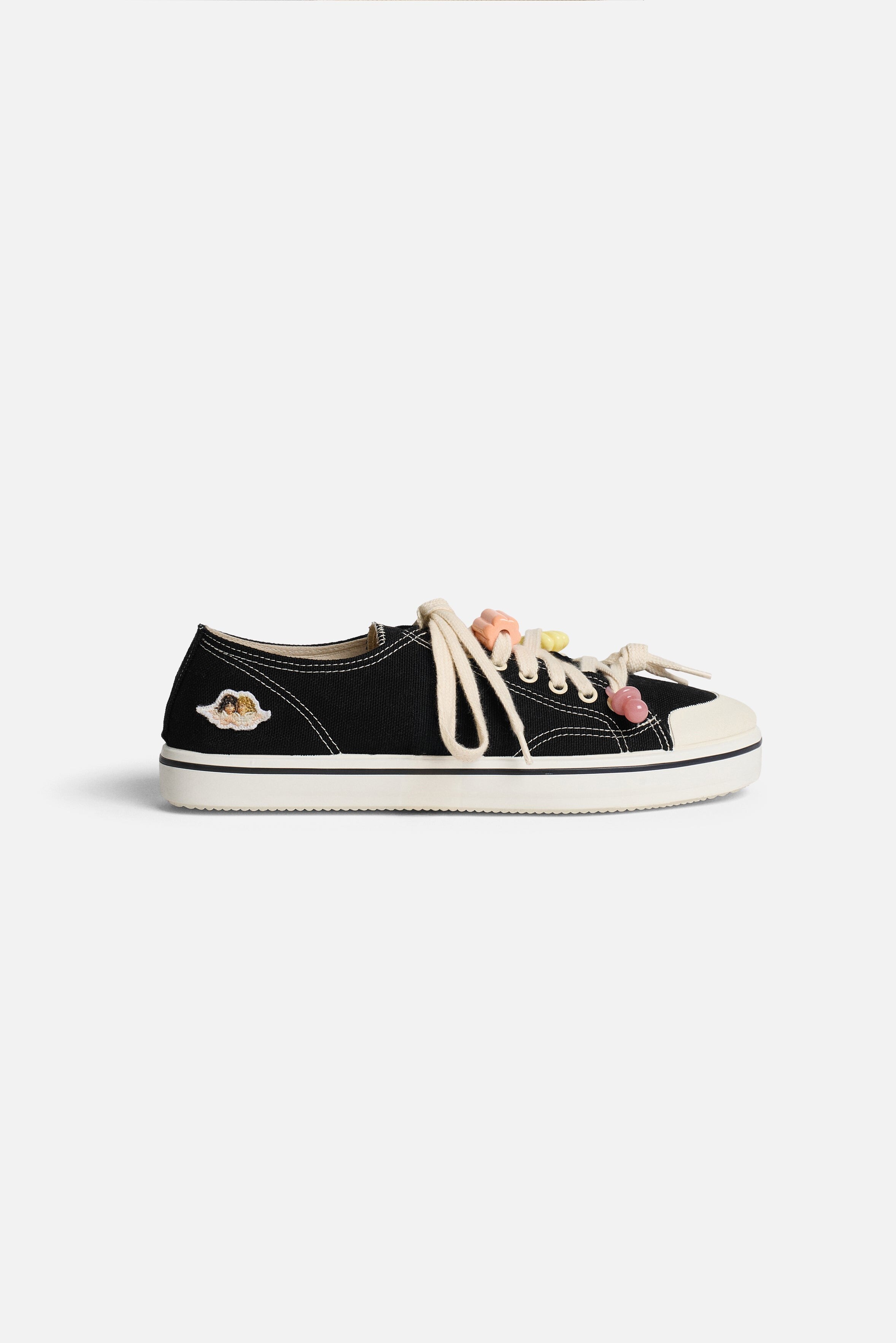black canvas colourway with the same Angels patch idea