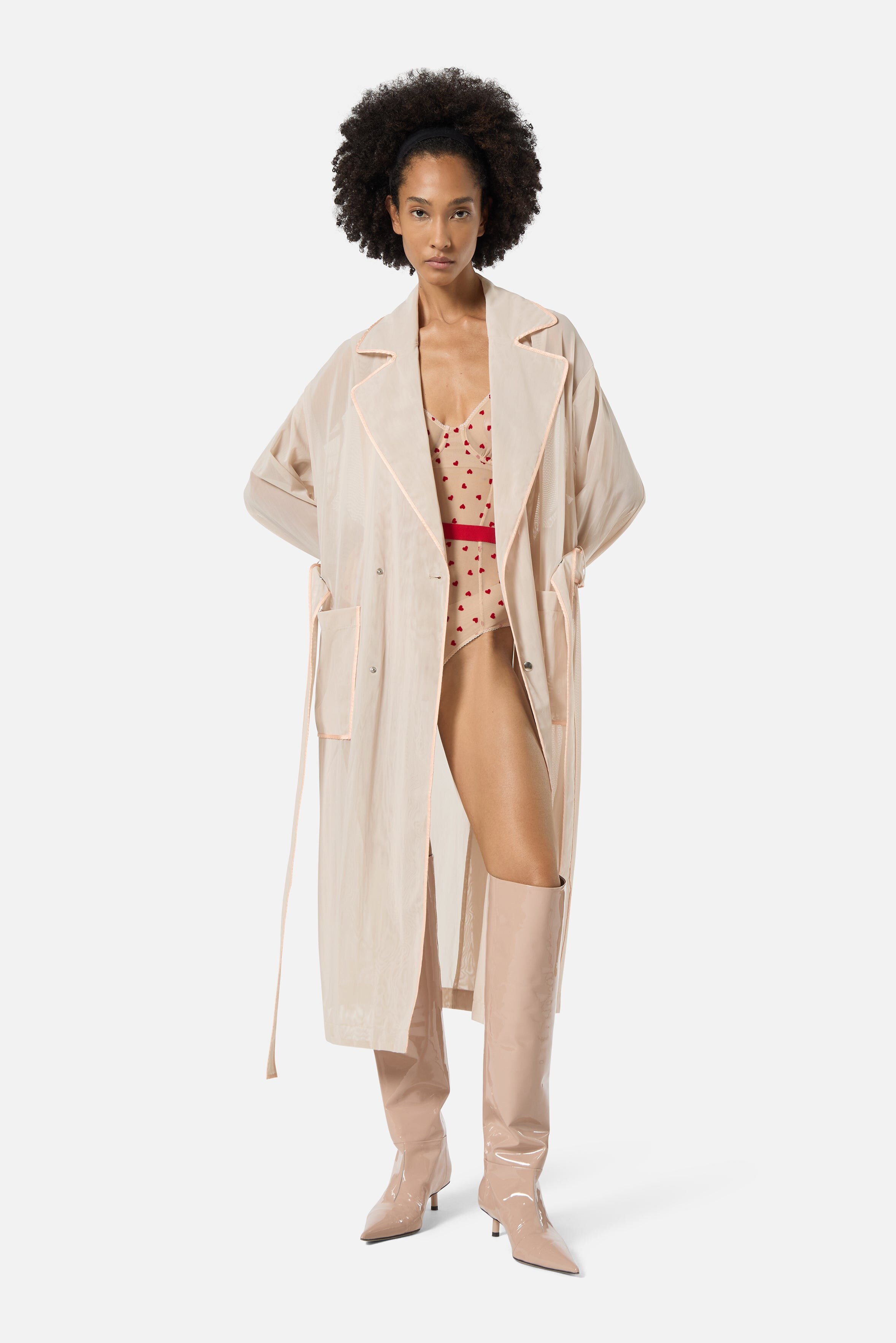 coat styling over neutral layers