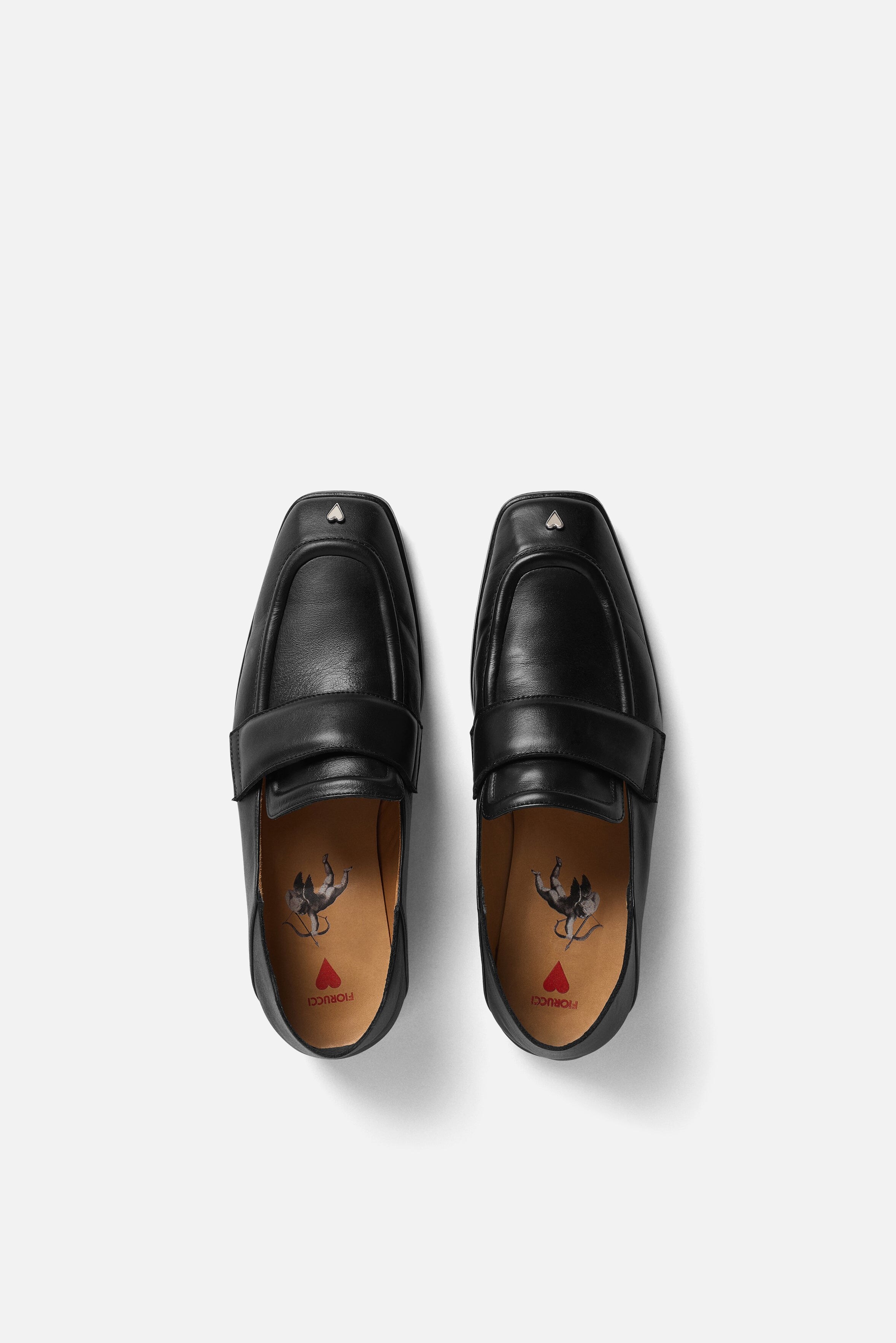 Heart Stud Loafers
