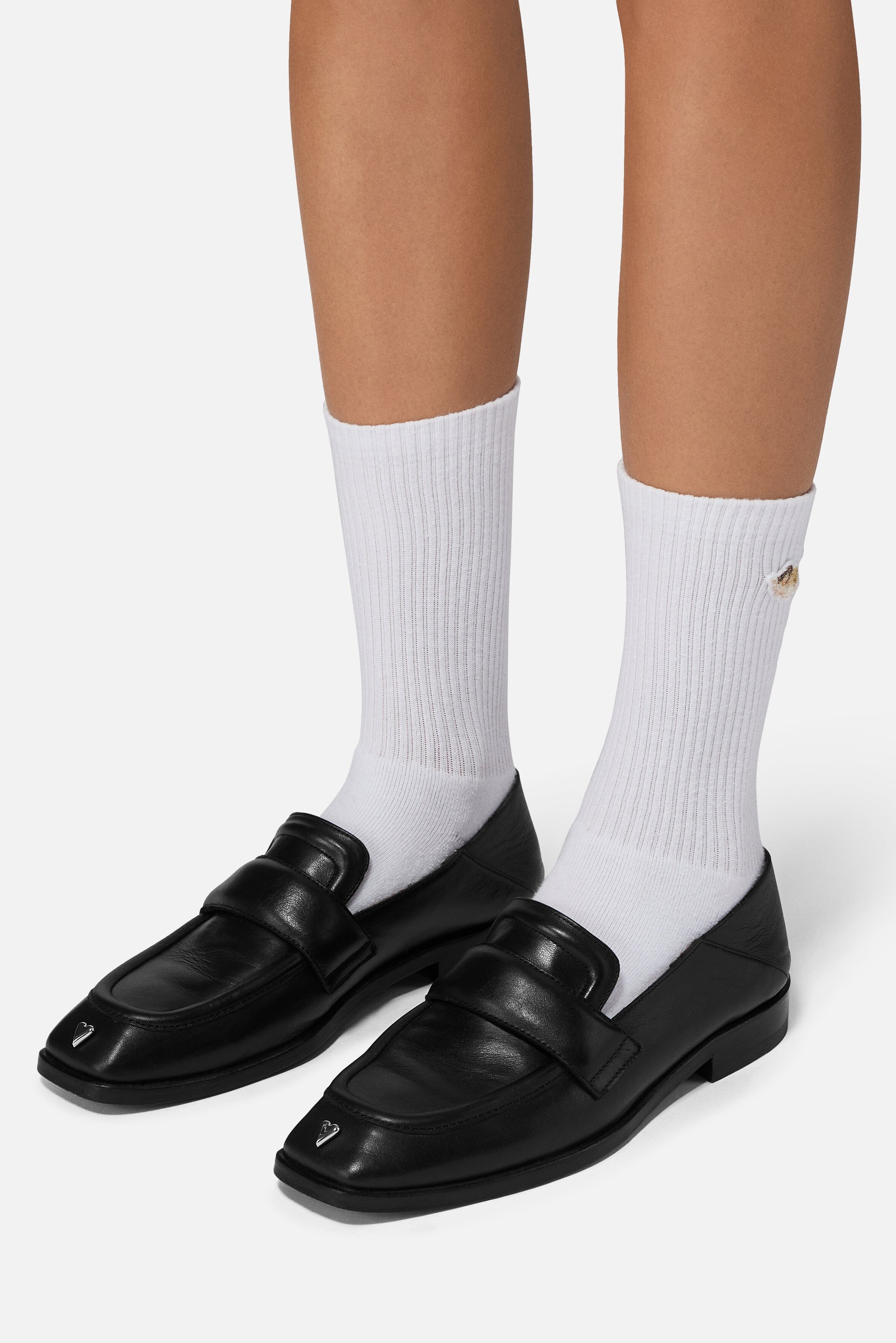 worn as a classic loafer with socks