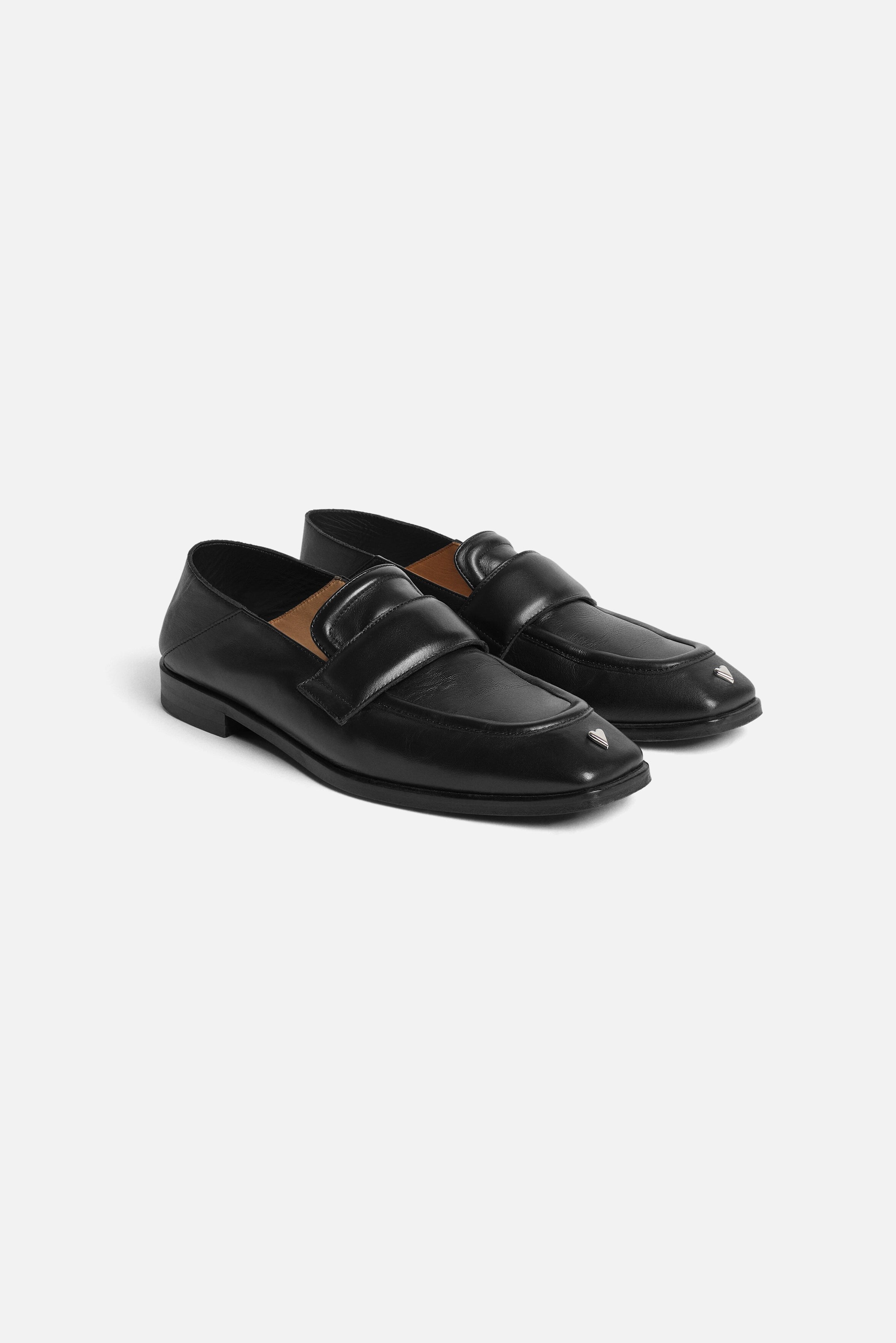folded-heel slip-on styling