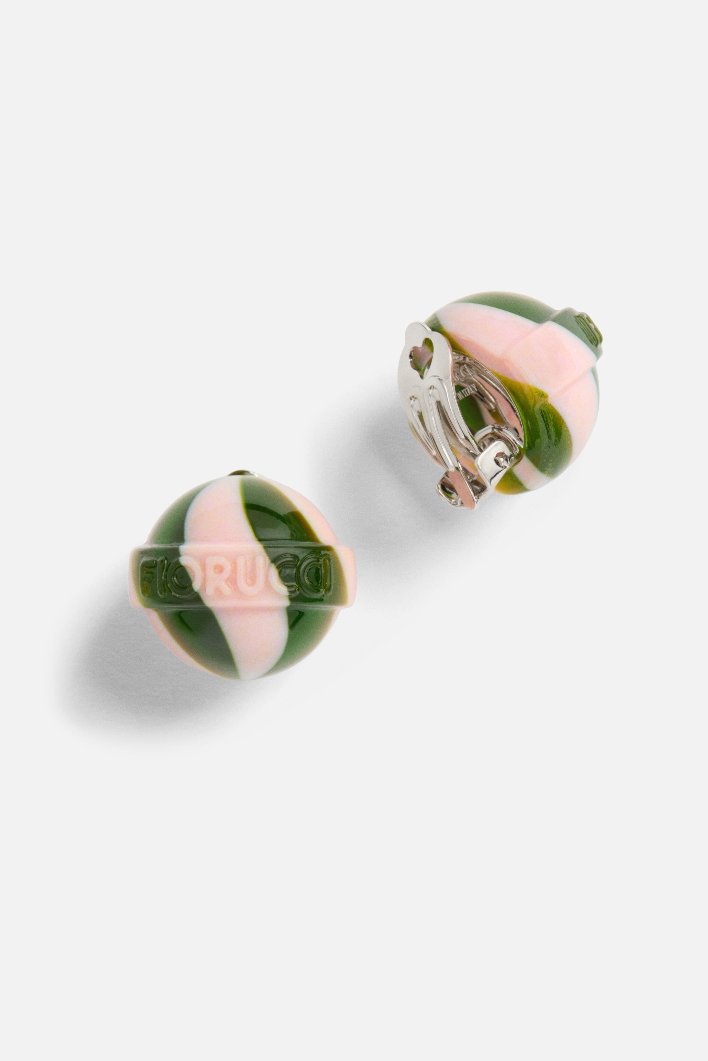 alternate closeup of the striped candy shape