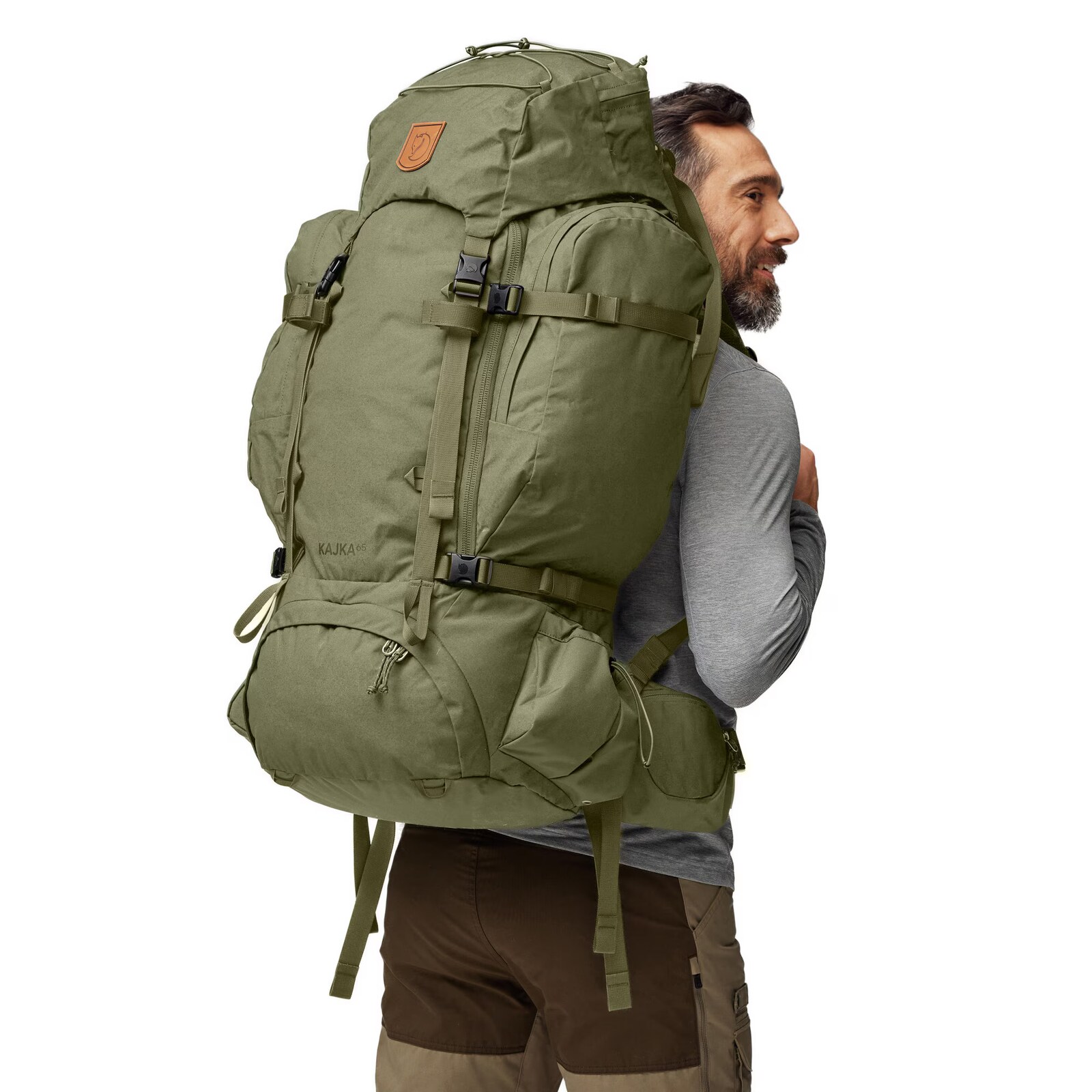 Kajka worn with full hipbelt