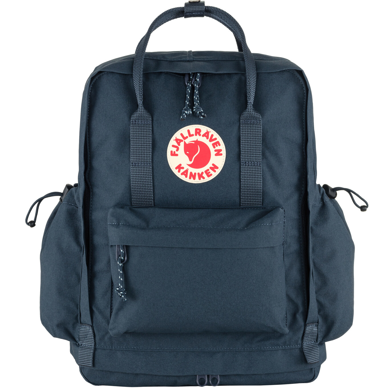 Blue packshot with side pockets