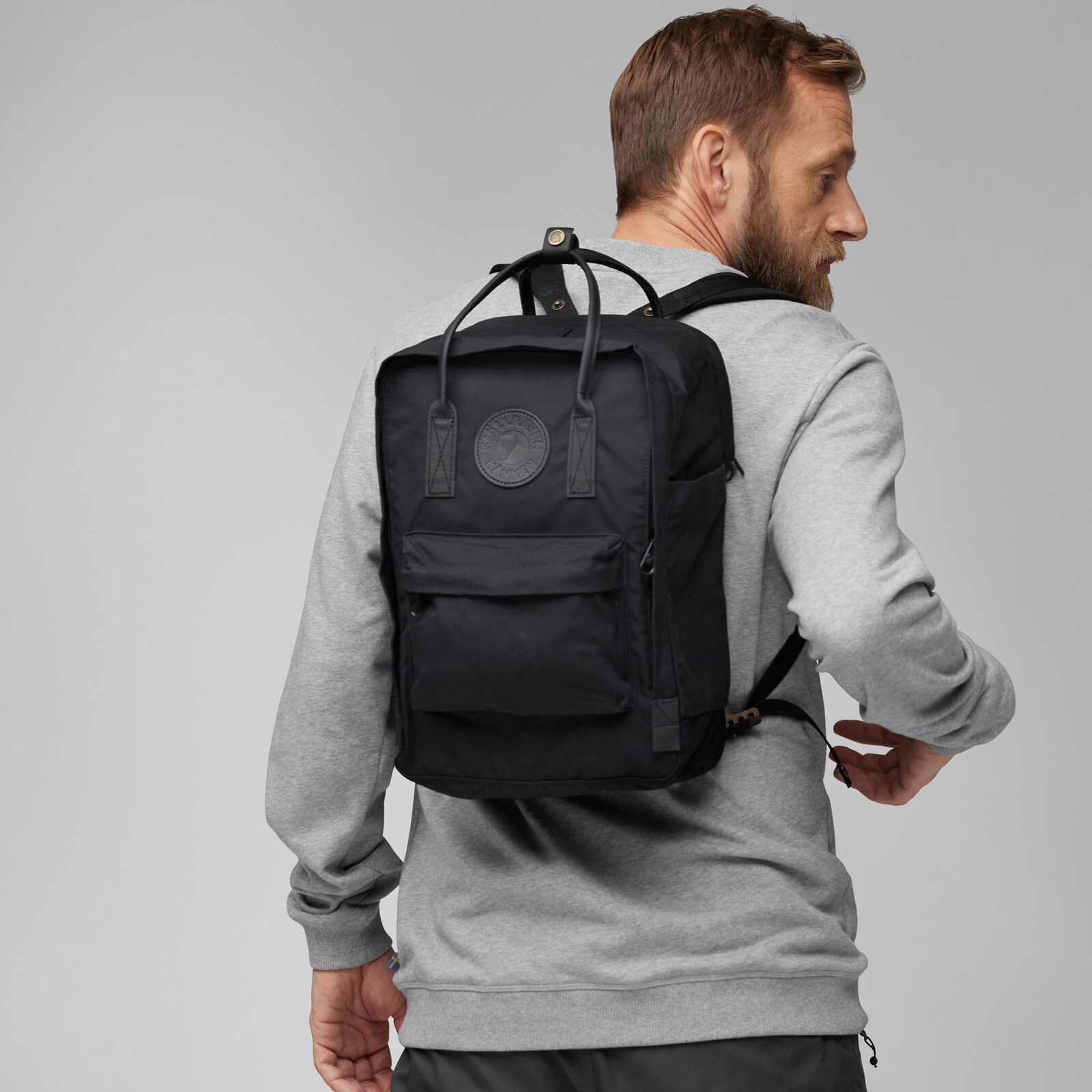Laptop pack worn with padded straps