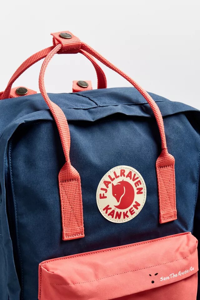 Close upright view of the small front pocket