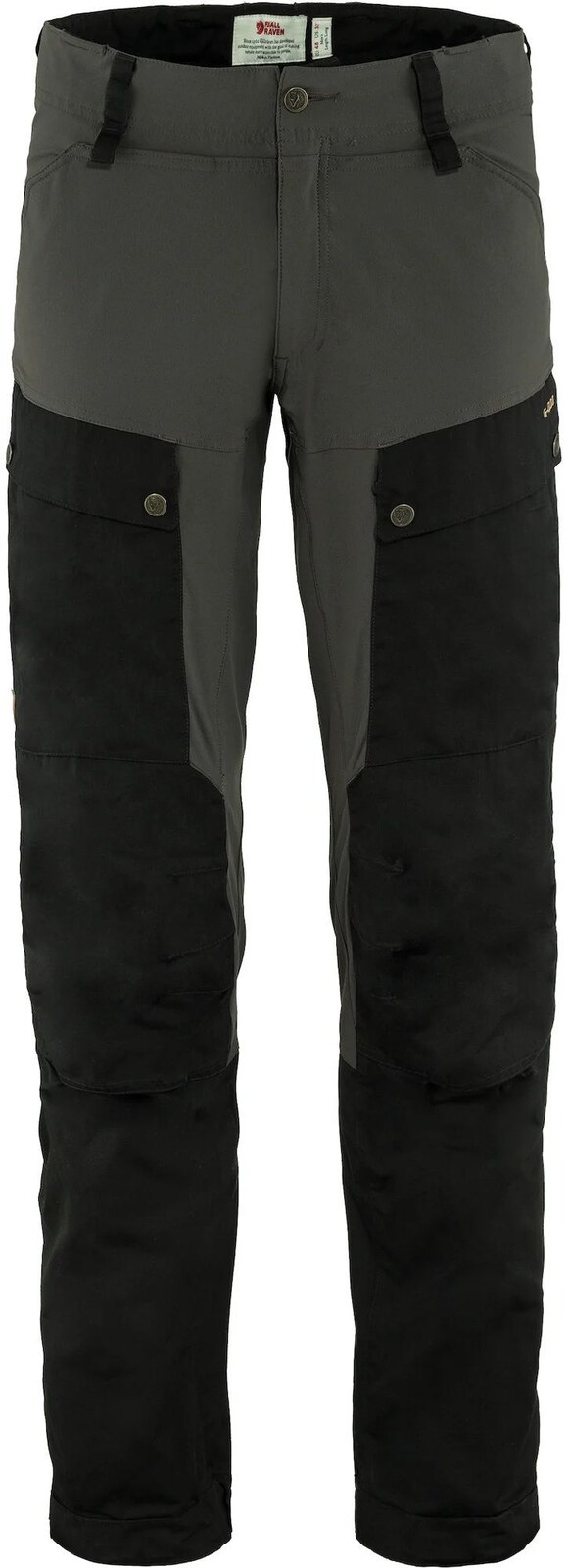 Flat product front with knee panels
