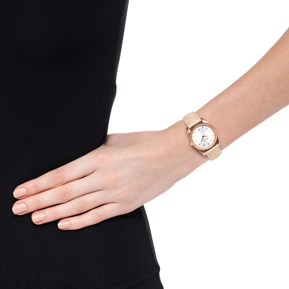 watch styled on the wrist