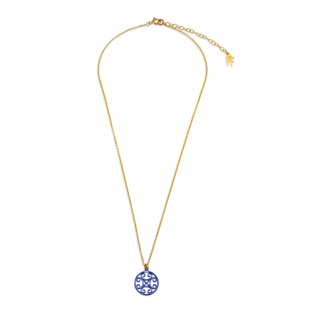 coin pendant close view