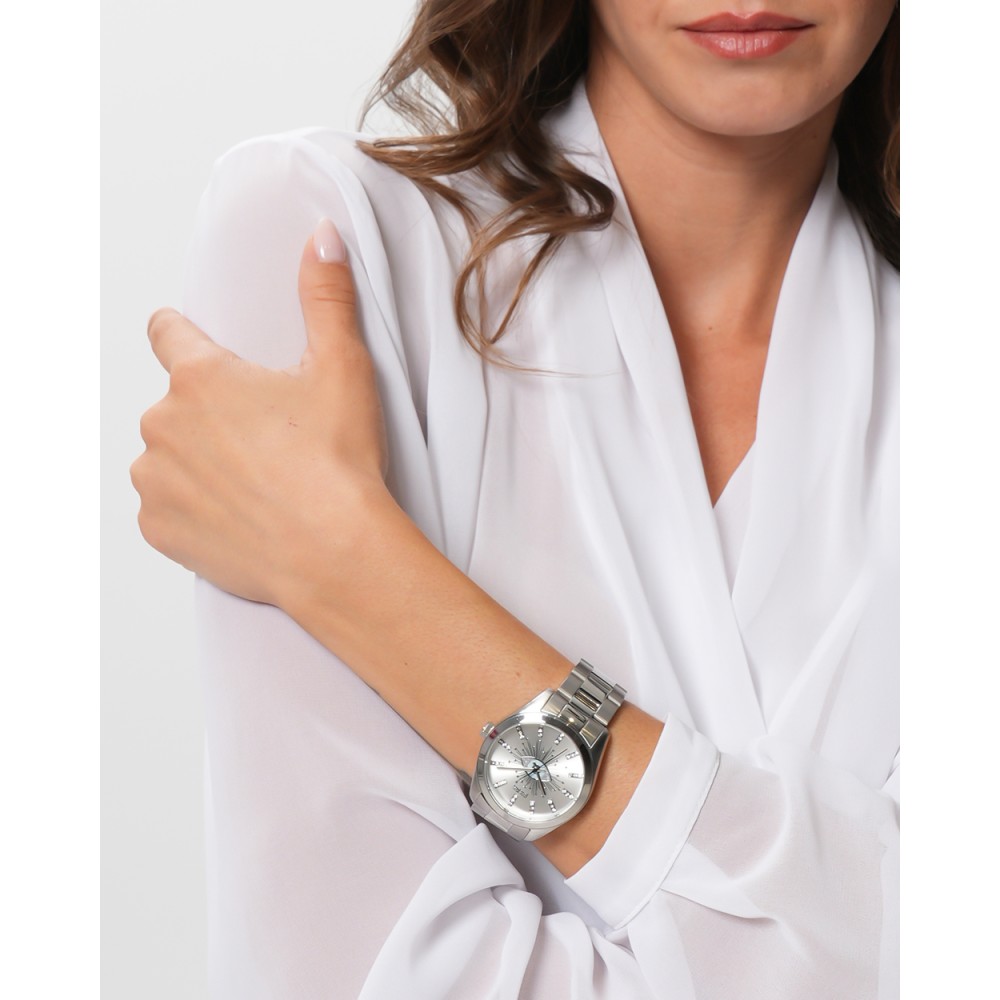 watch styled with a white shirt