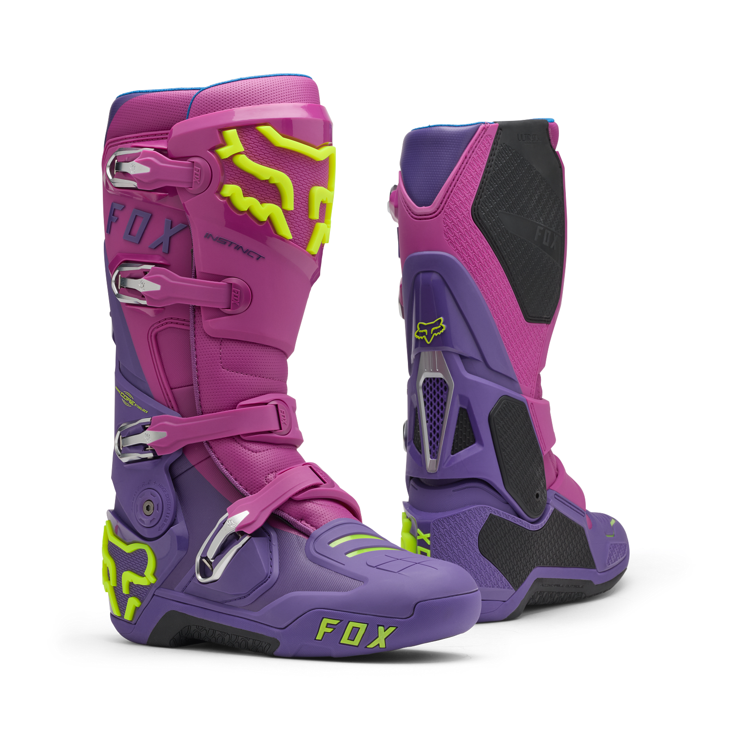 purple boot side view