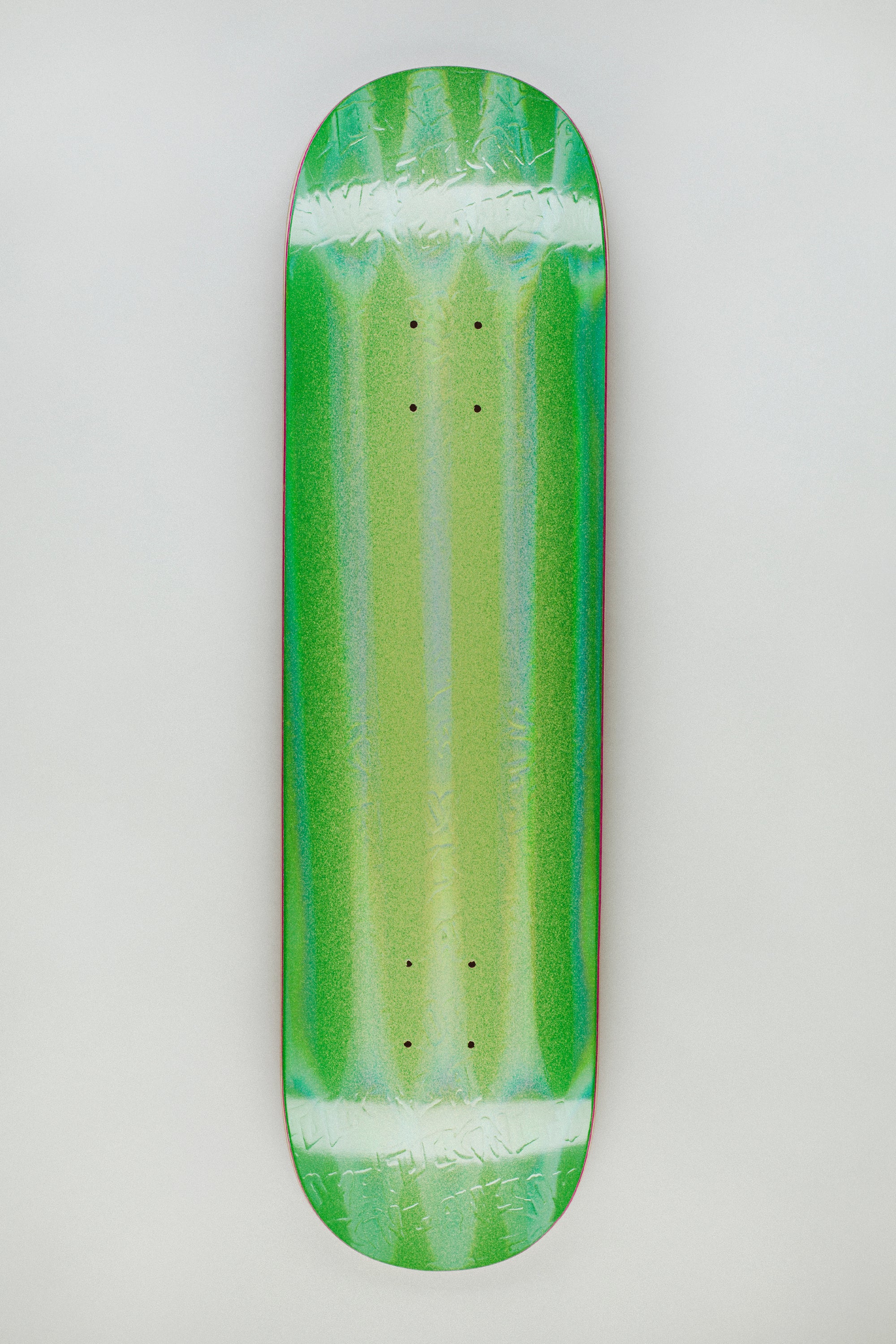 Neon Green Stamp Embossed