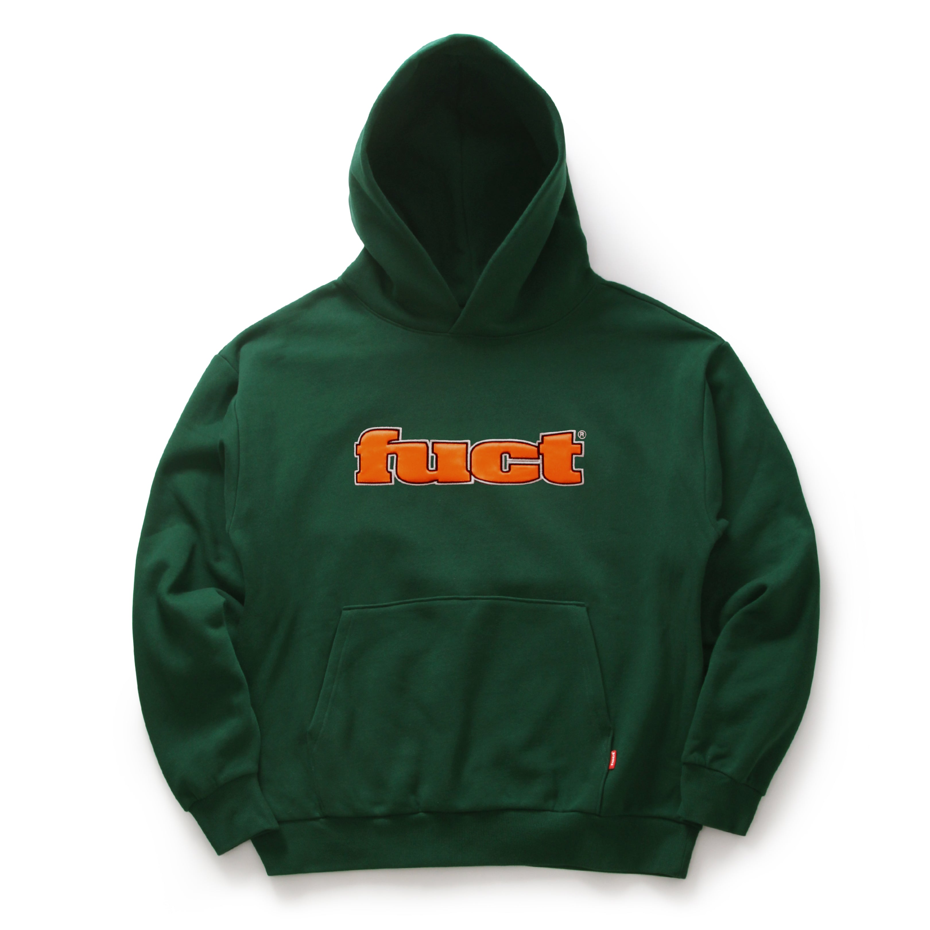 Official OG LOGO SATIN APPLIQUÉ HOODIE IVY GREEN view