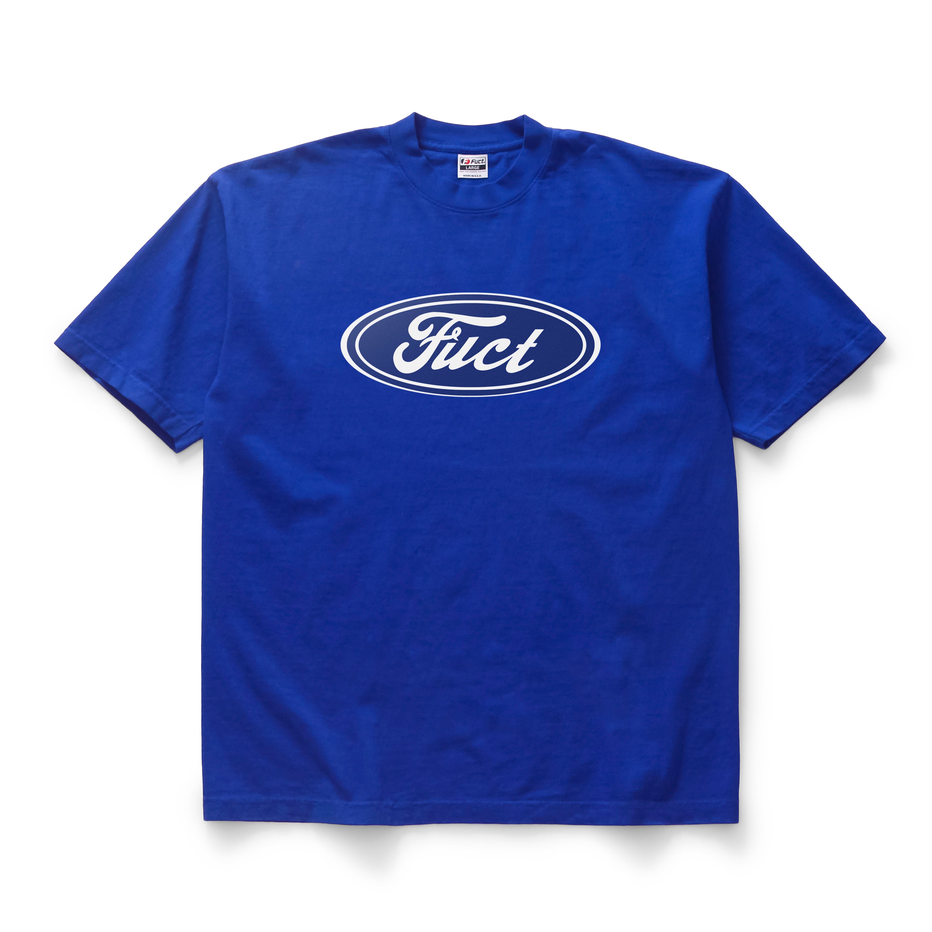 Official OVAL PARODY T-SHIRT COBALT BLUE view
