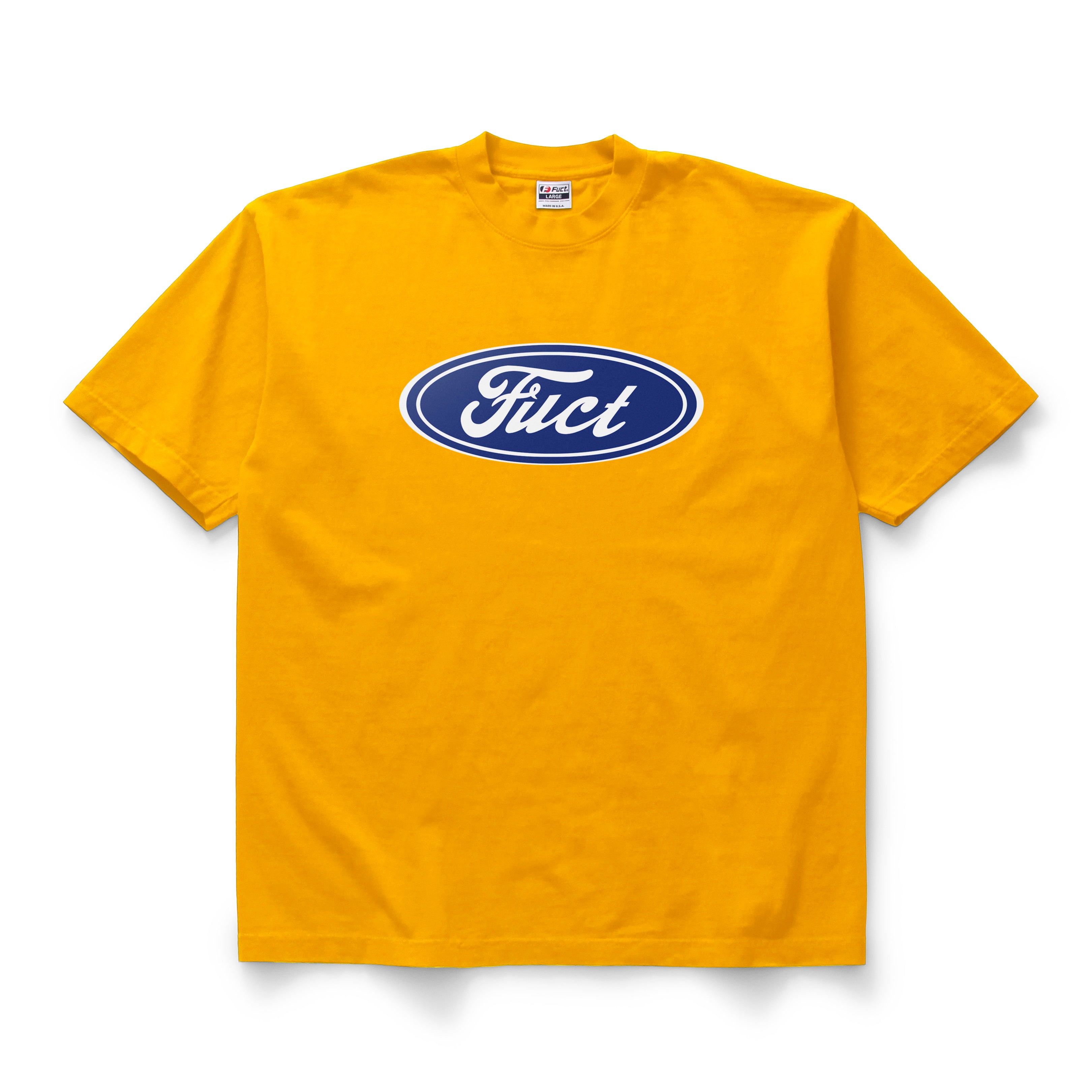 Official OVAL PARODY T-SHIRT GOLD view