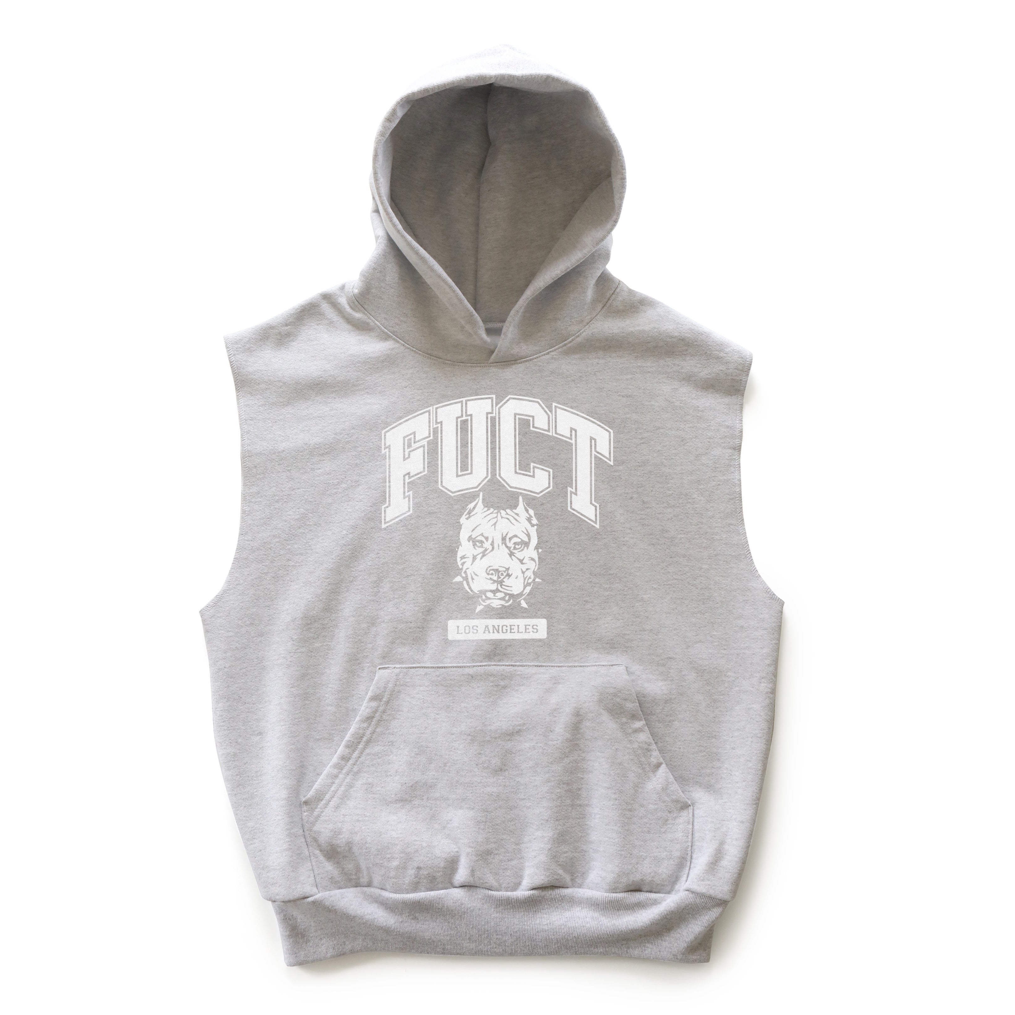 Official PITBULL ACADEMY LOGO SLEEVELESS HOOD PULLOVER view