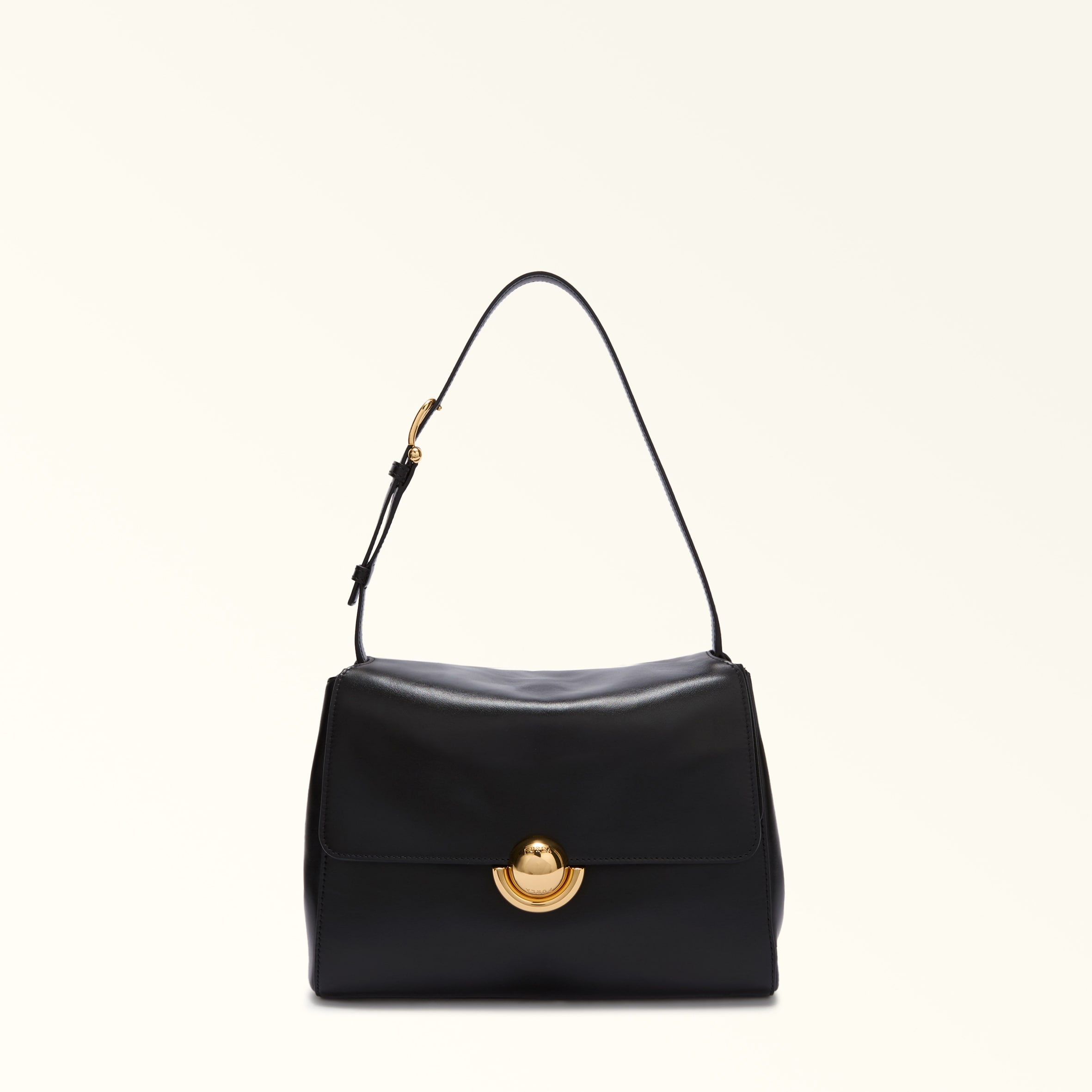 front view with round clasp