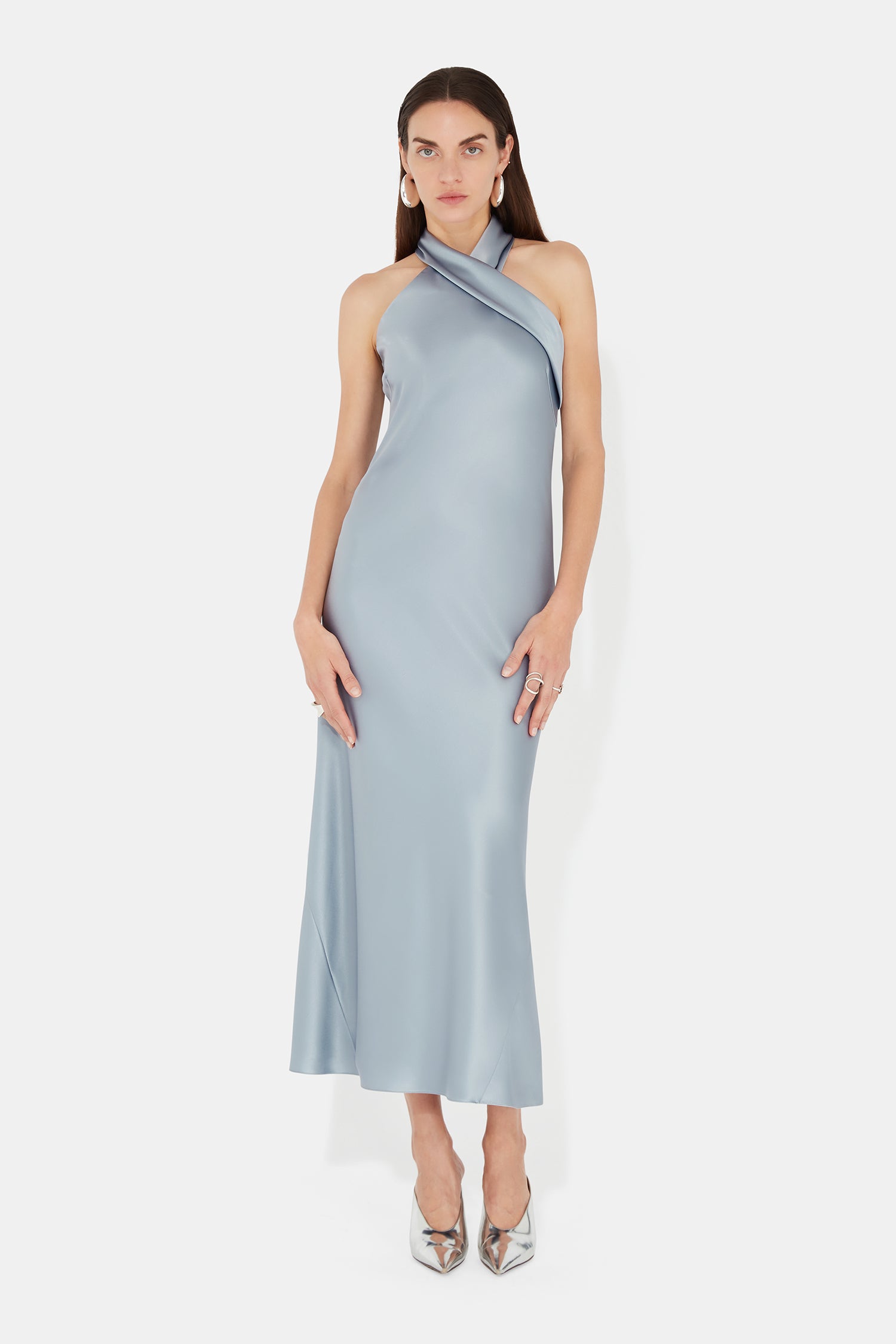 side profile of the cropped hem