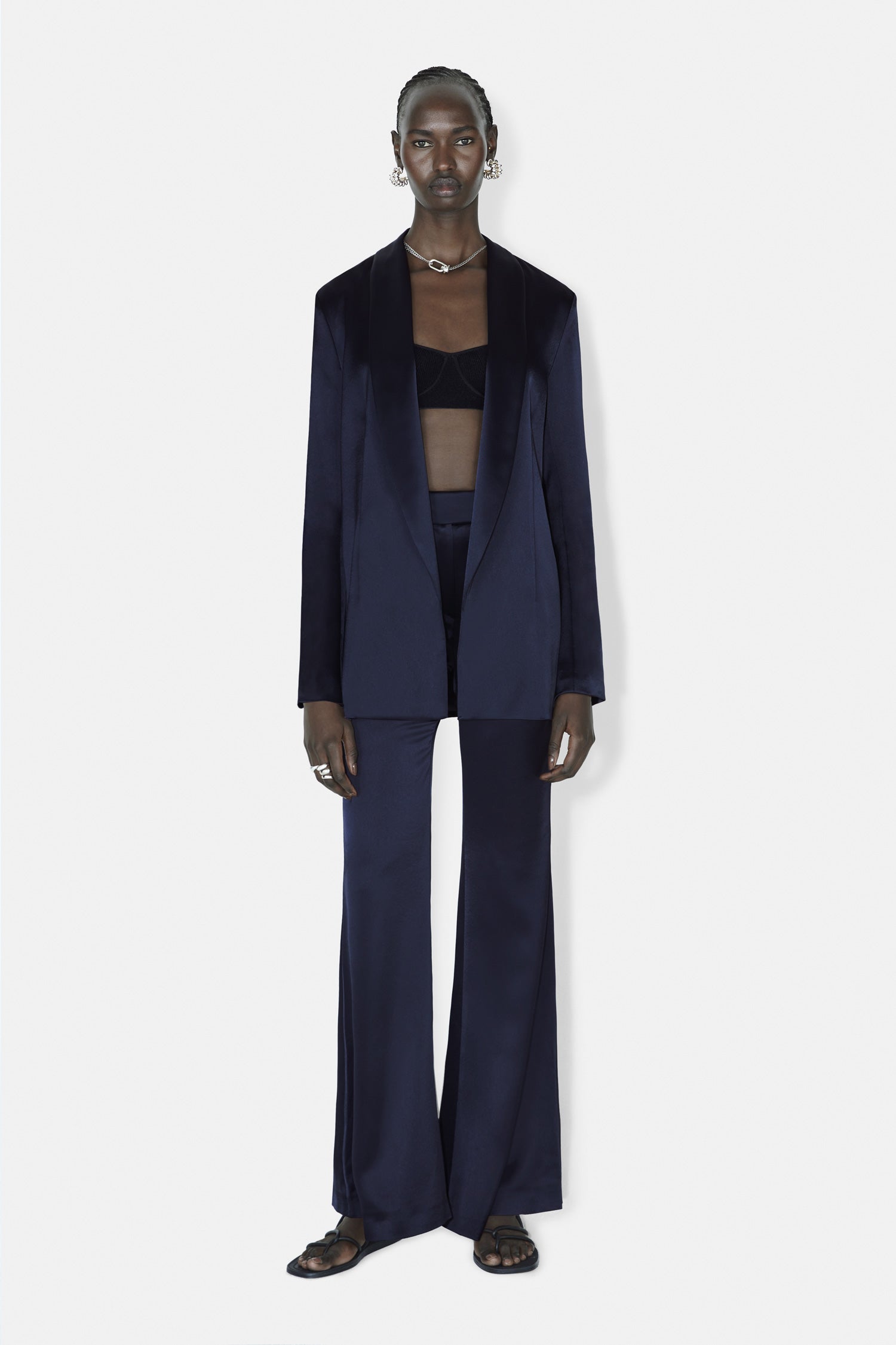 Julianne Satin Suit
