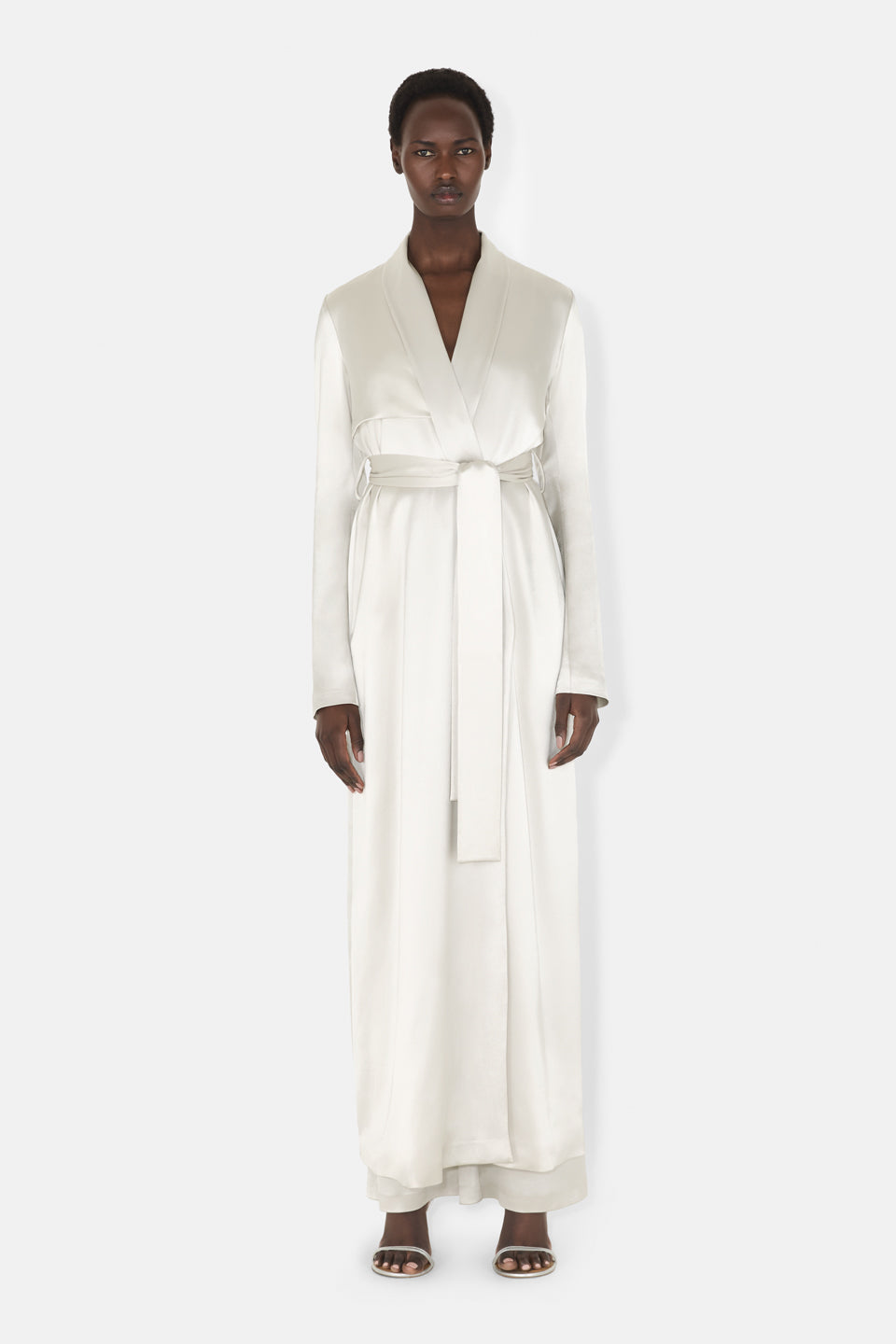Satin Trench Coat