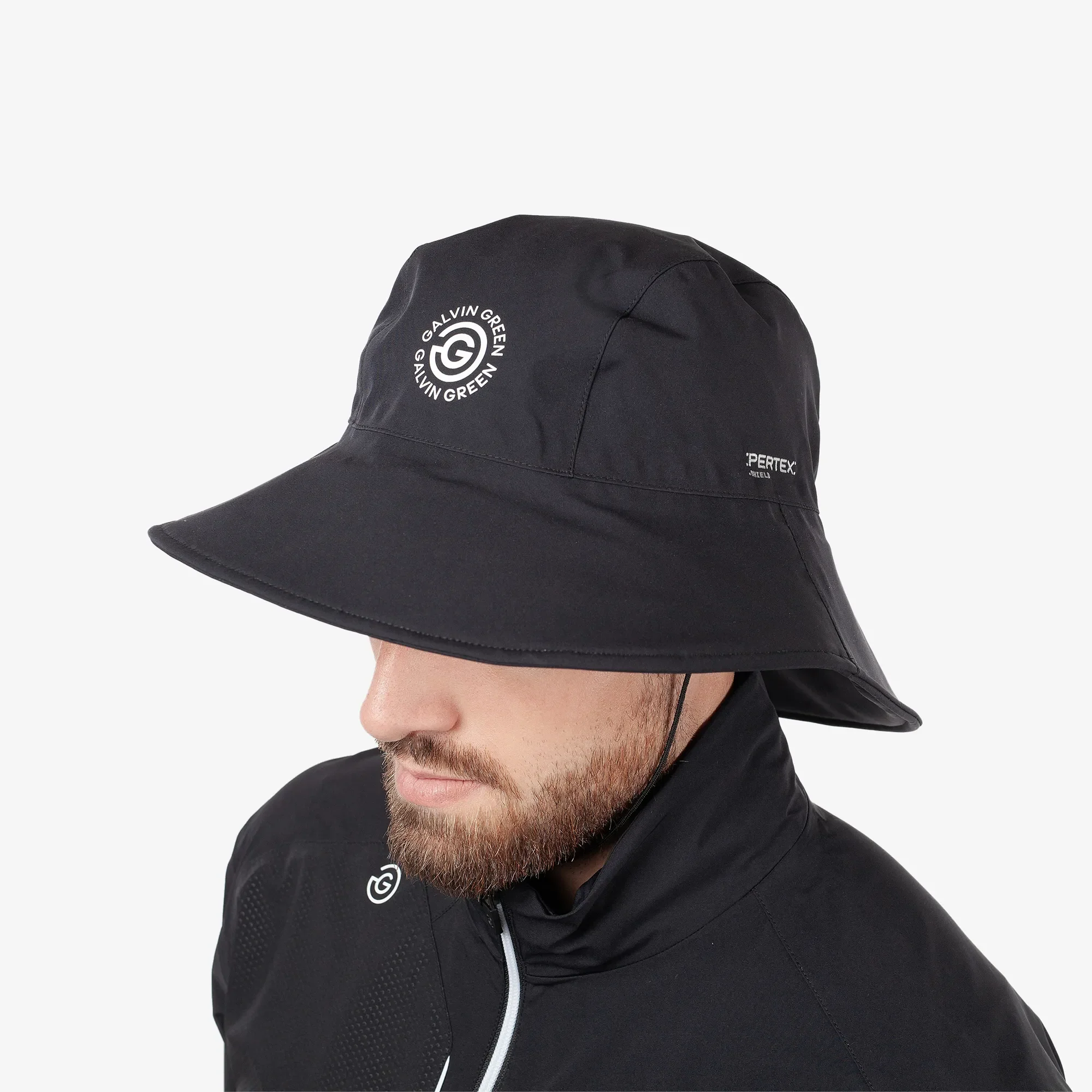 Asher Waterproof golf hat — official alternate/detail view 2