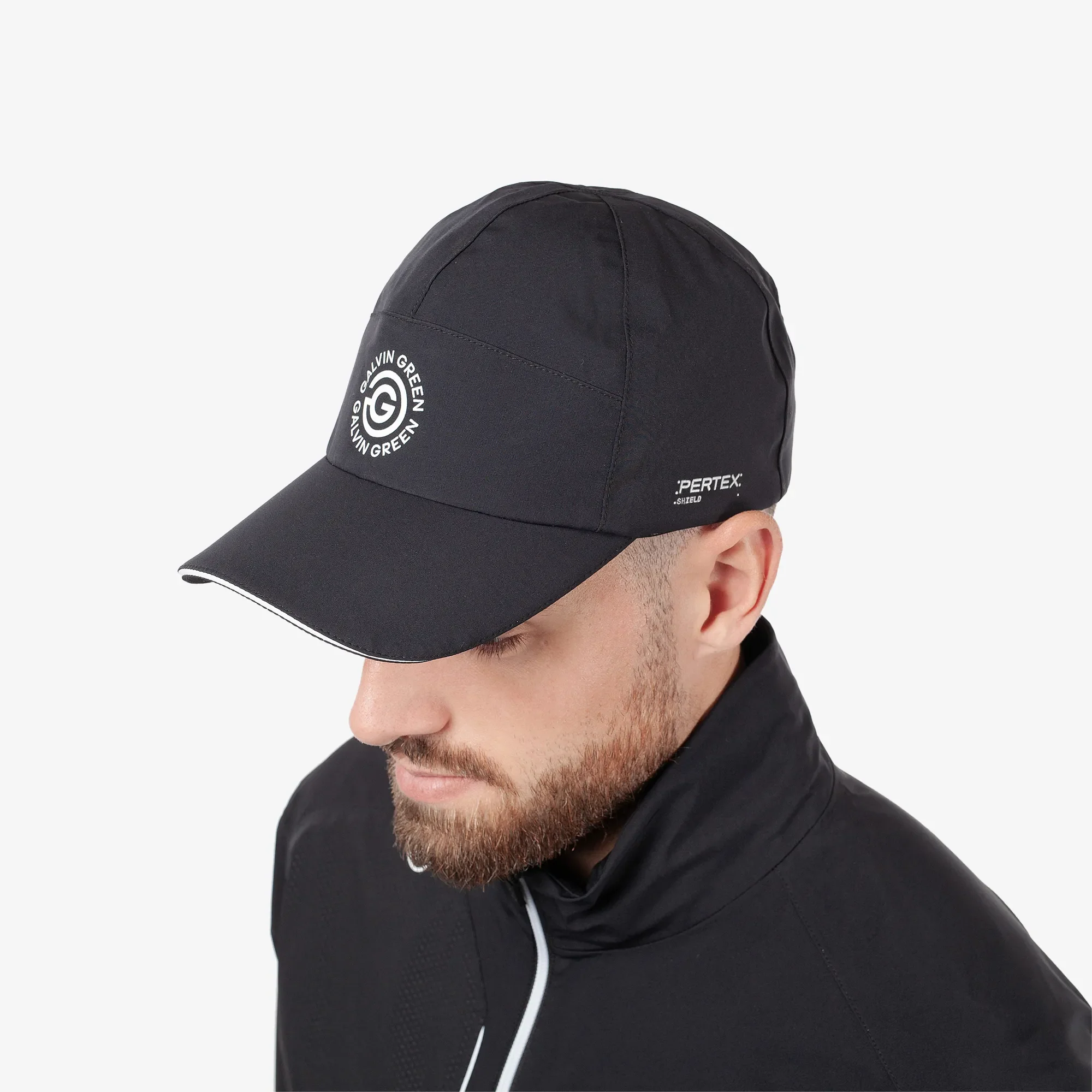 Atlas Waterproof golf cap — official alternate/detail view 2