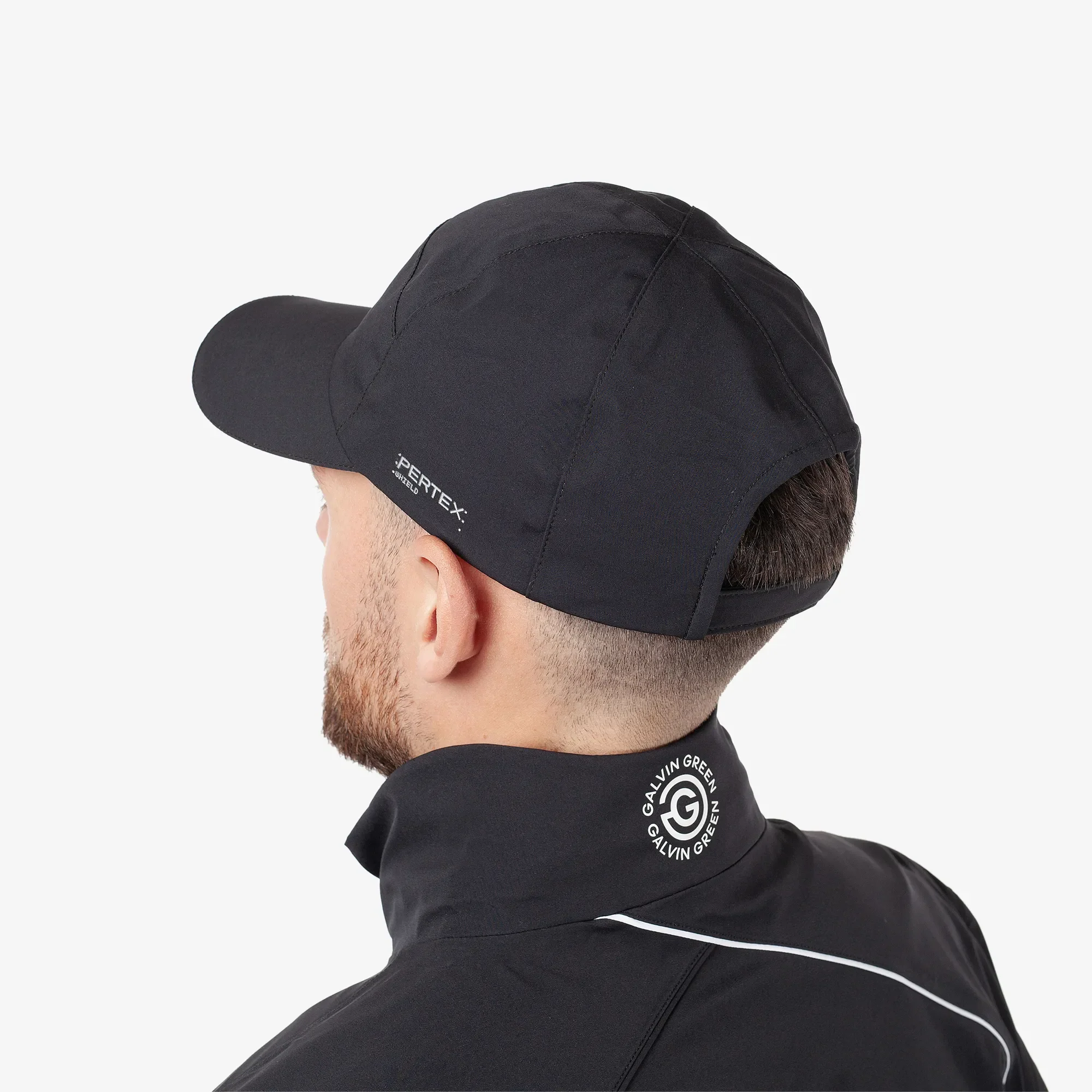 Atlas Waterproof golf cap — official alternate/detail view 3
