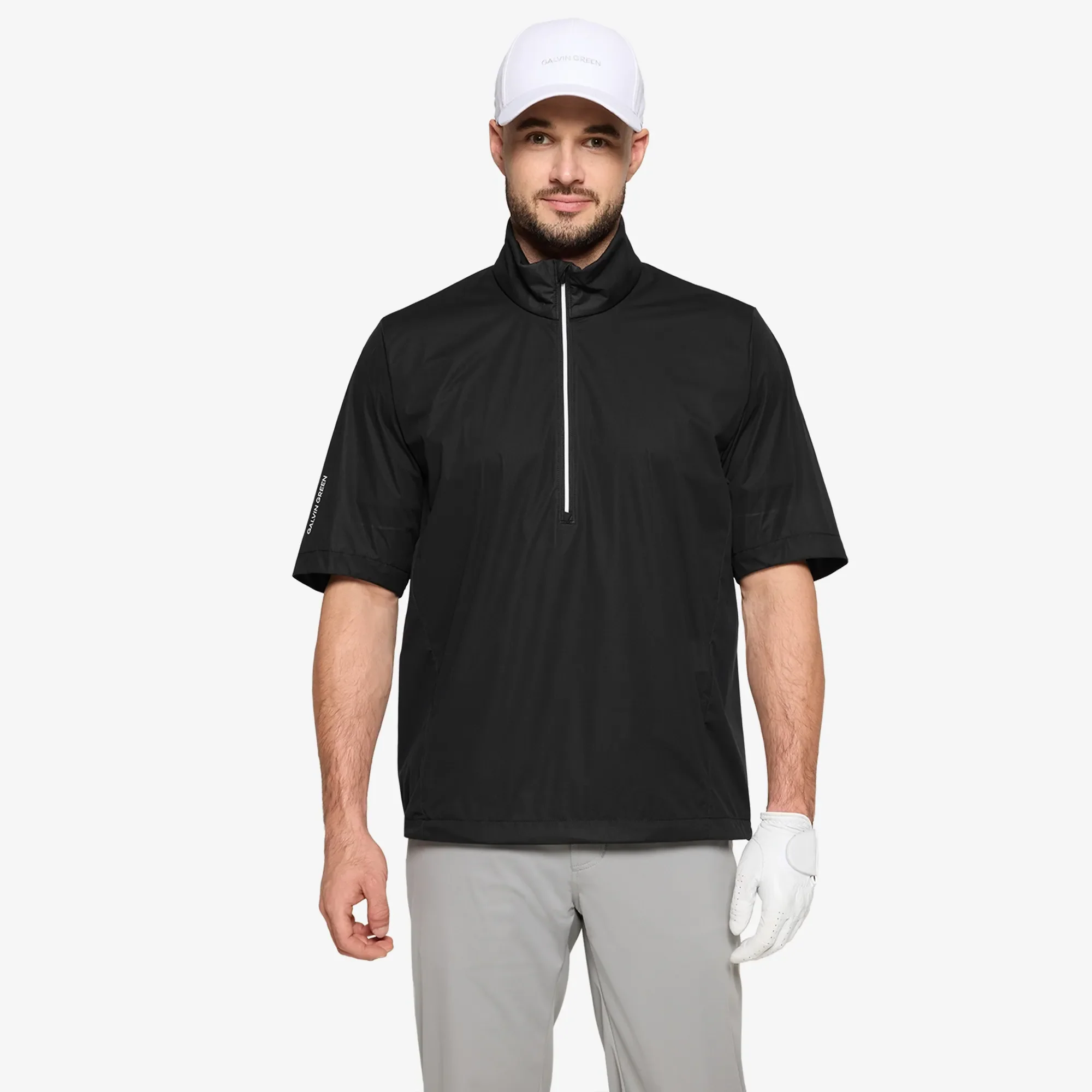Luis Windproof and water repellent golf jacket — official alternate/detail view 1