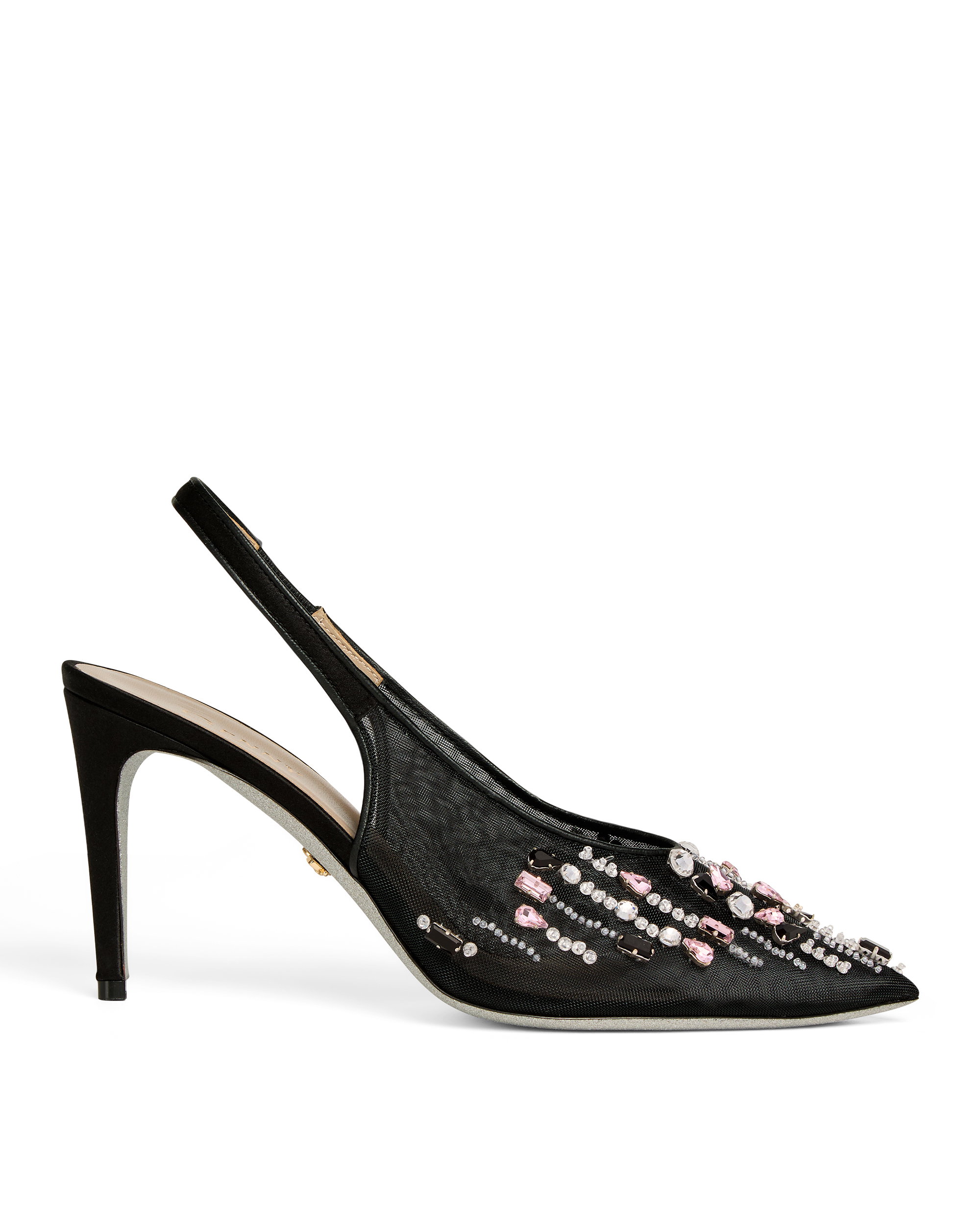 Embellished Slingback Pumps