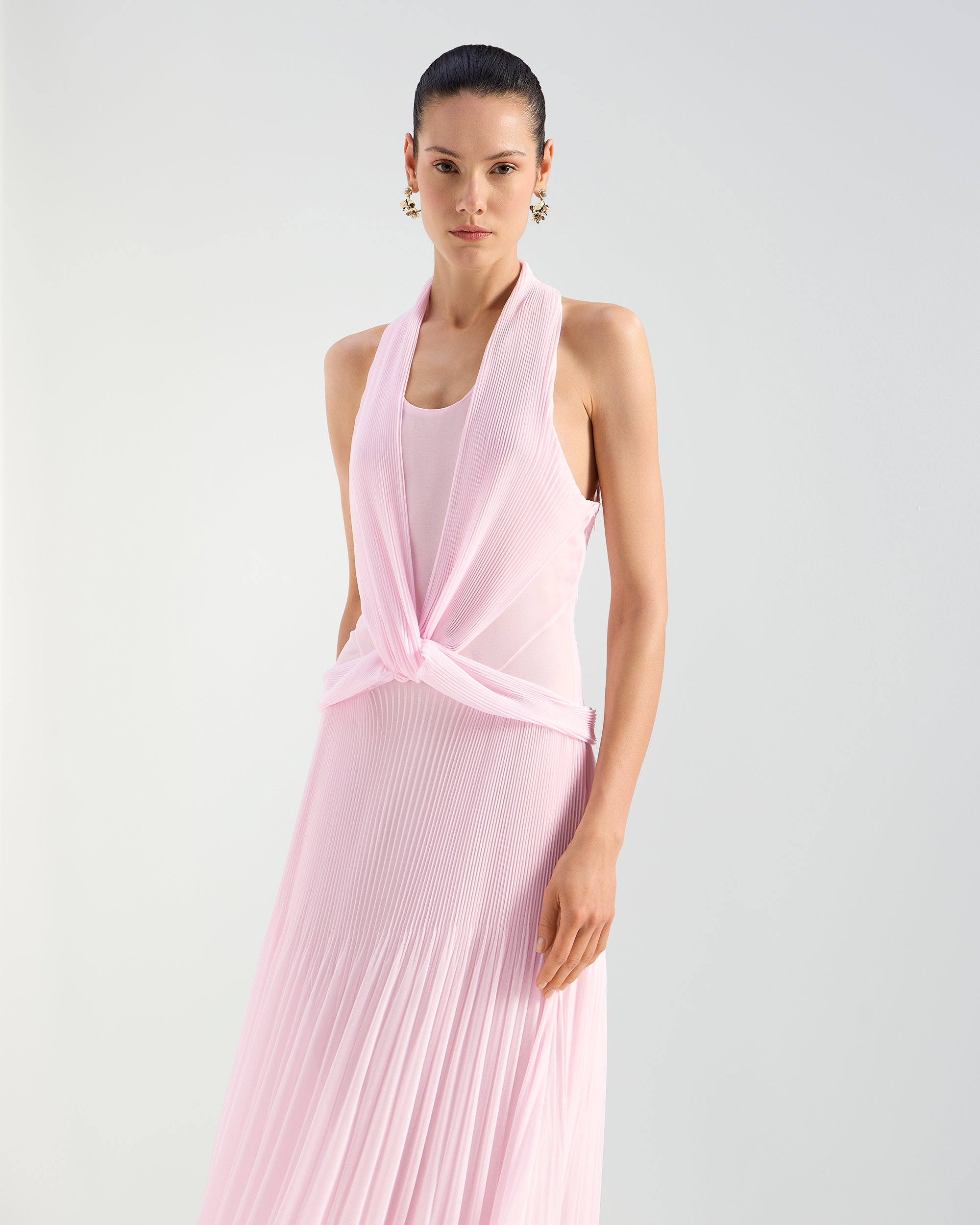 pleated crossover