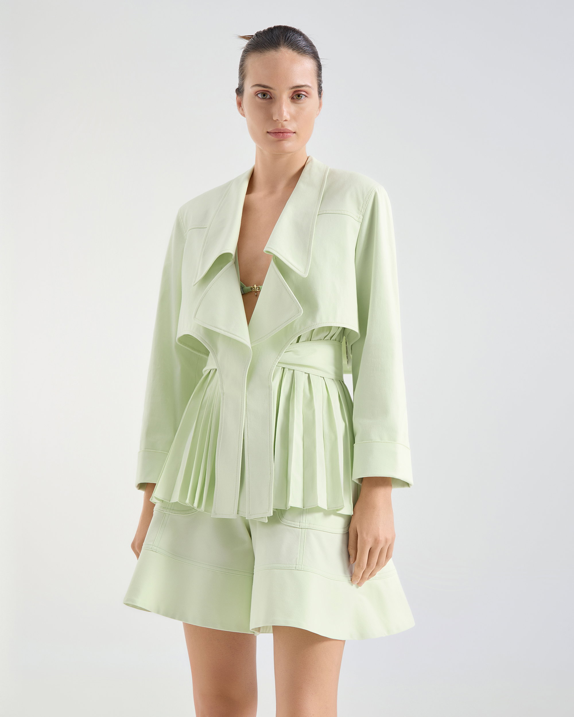 pleat detail