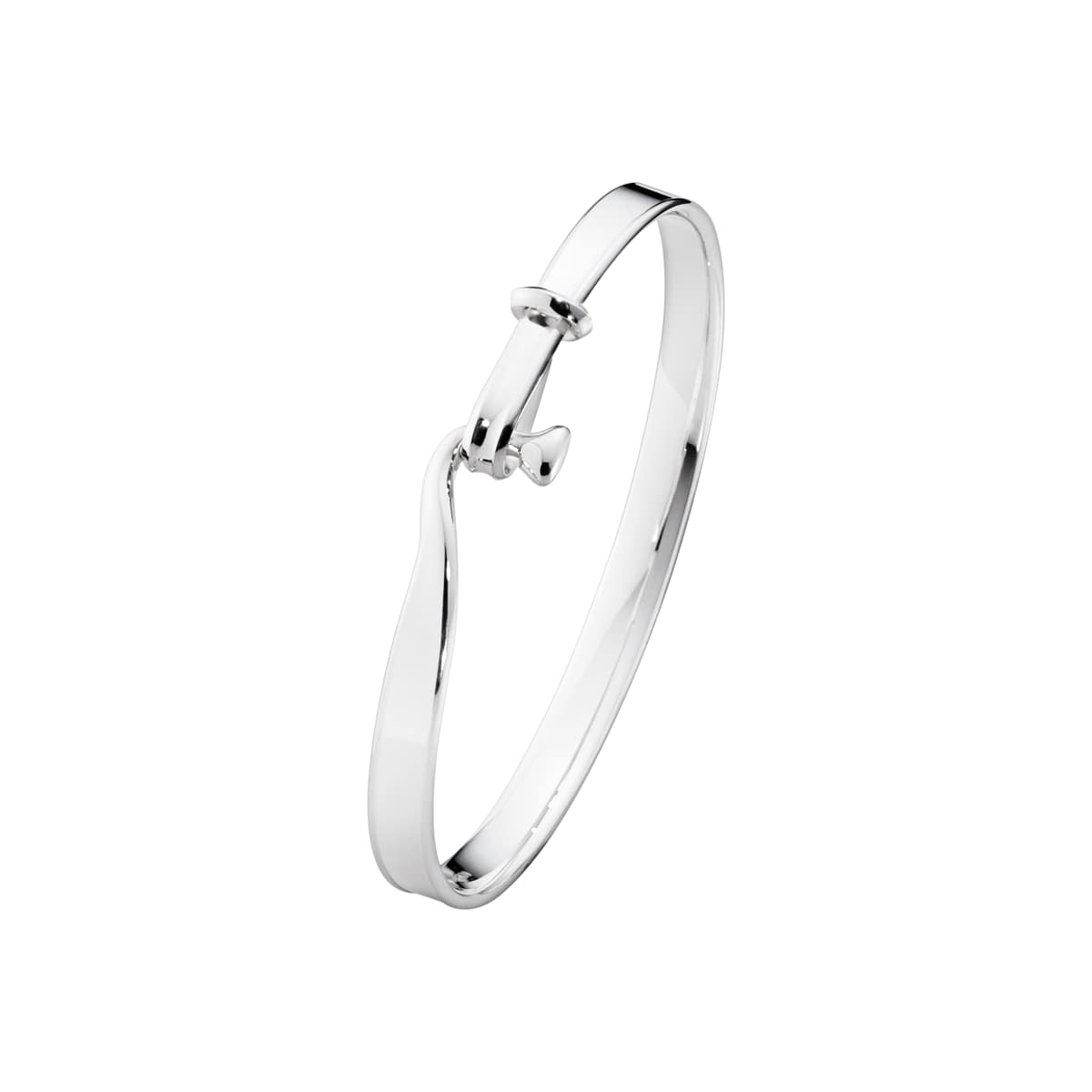 All-silver Torun bangle packshot