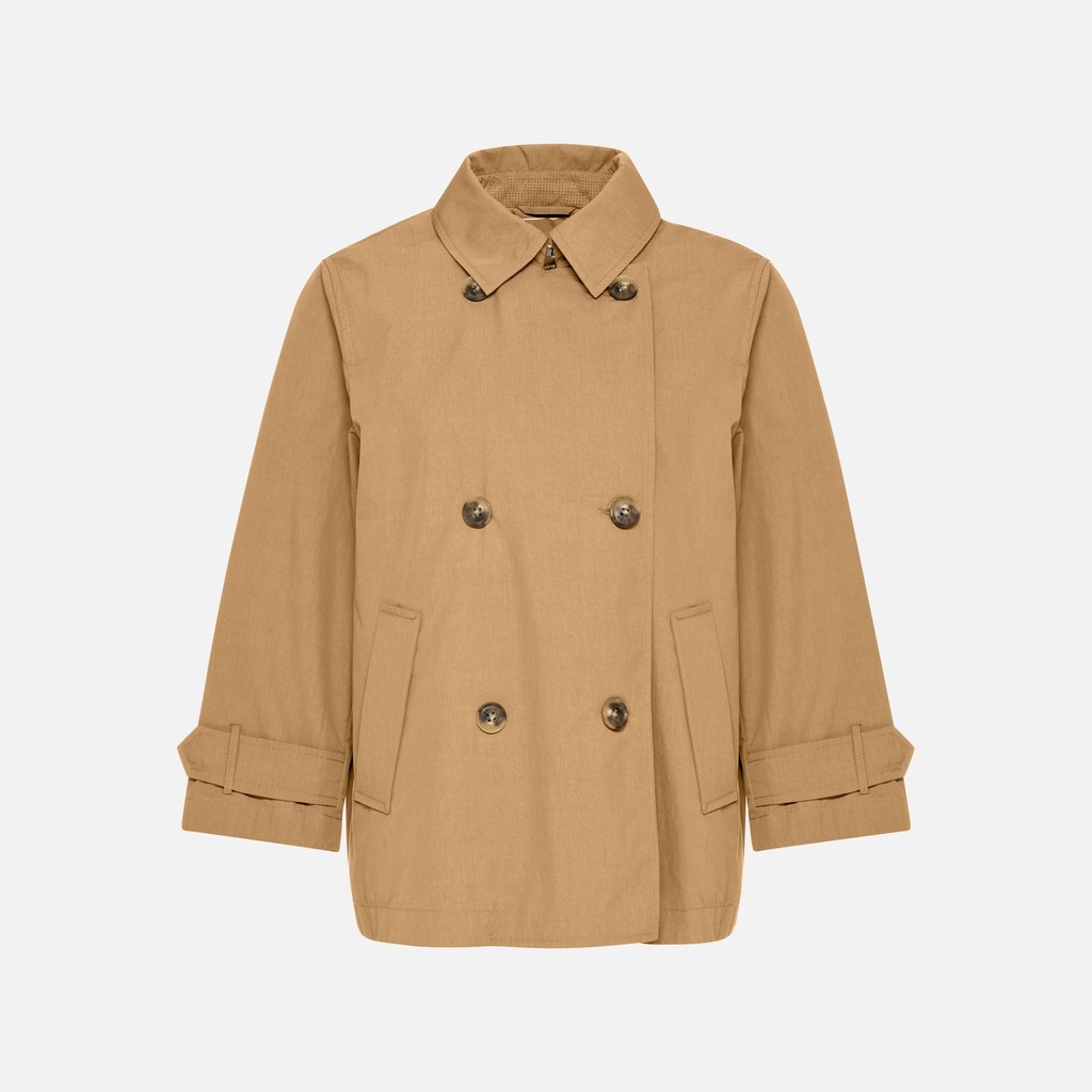 Lampedusa Woman Short Trench Coat