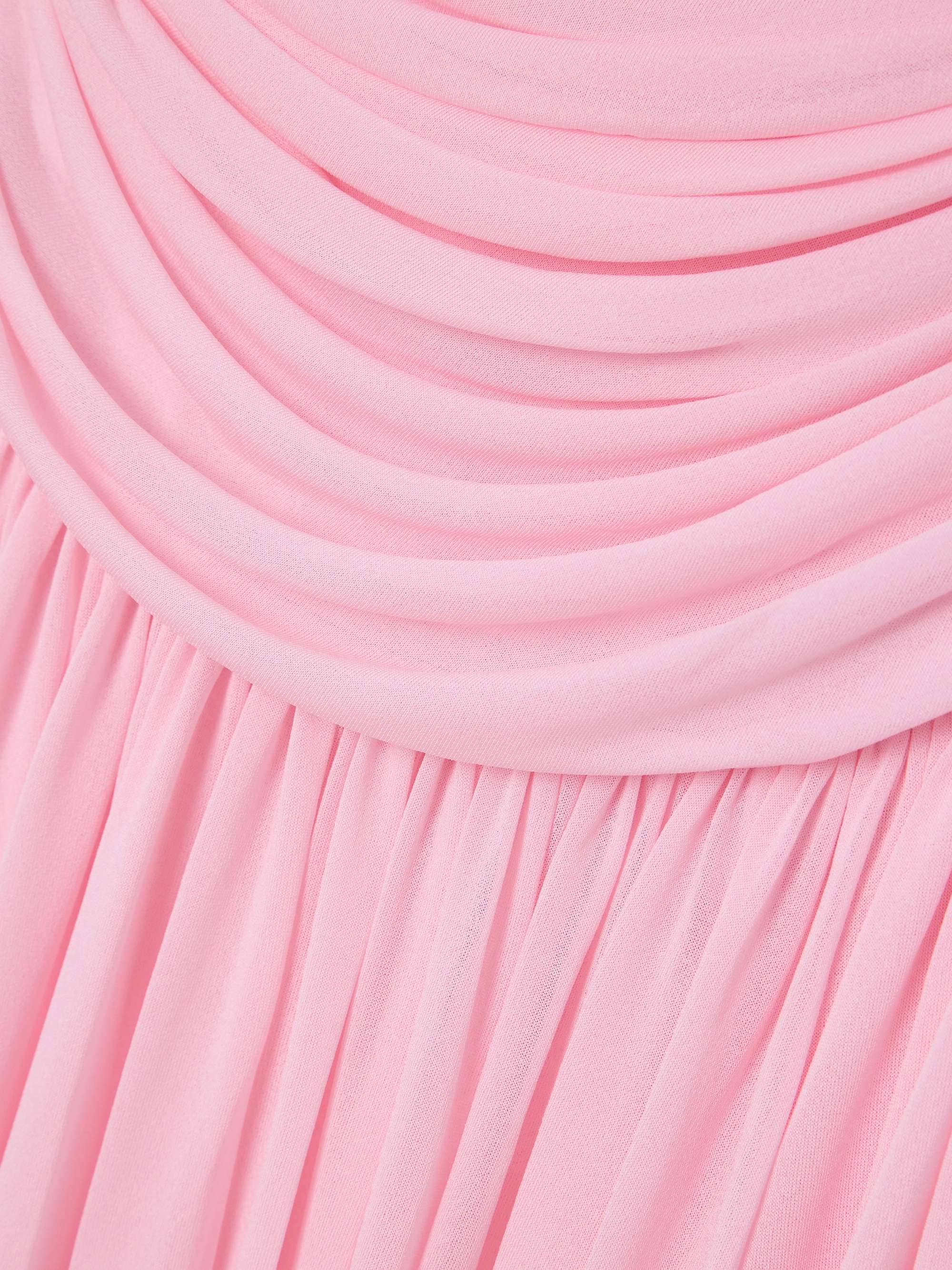 draped bodice detail