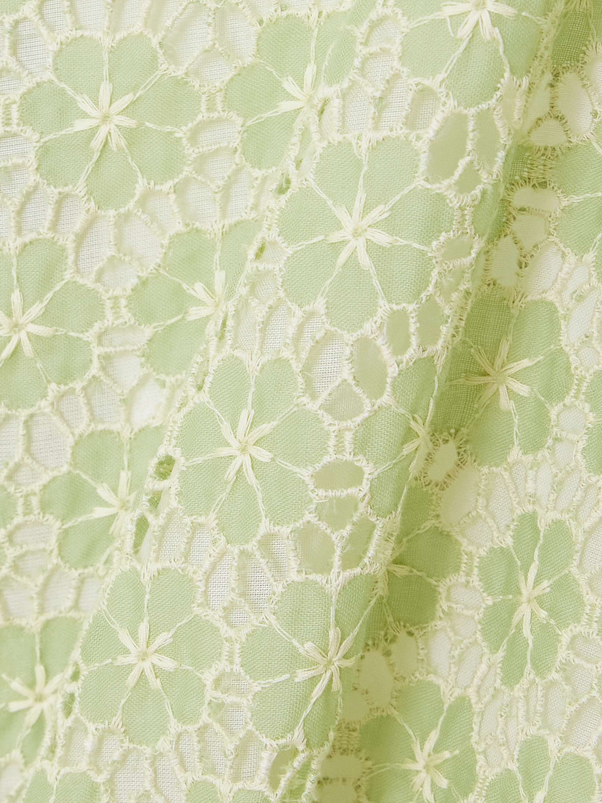 guipure and bow detail