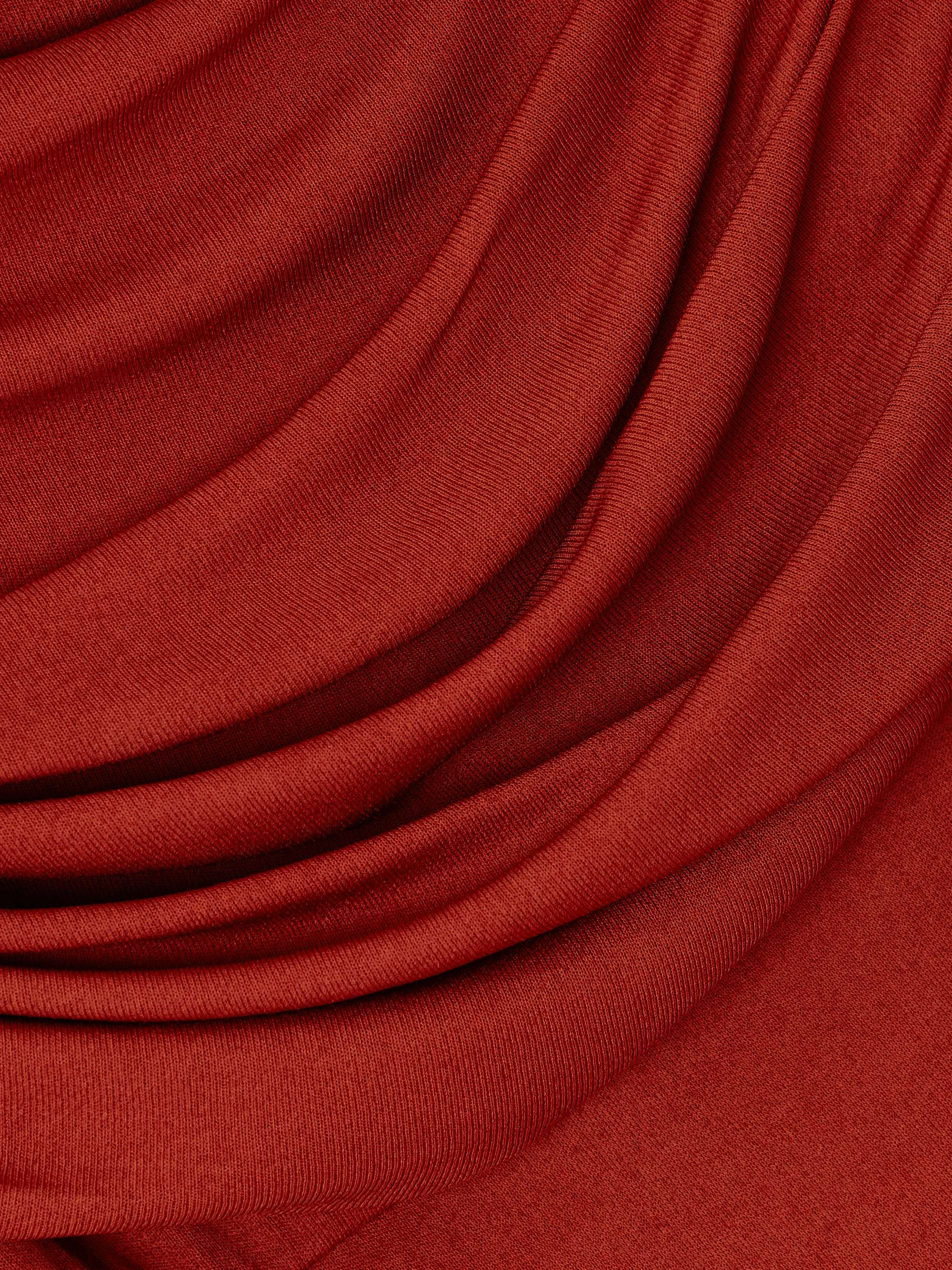 one-shoulder detail