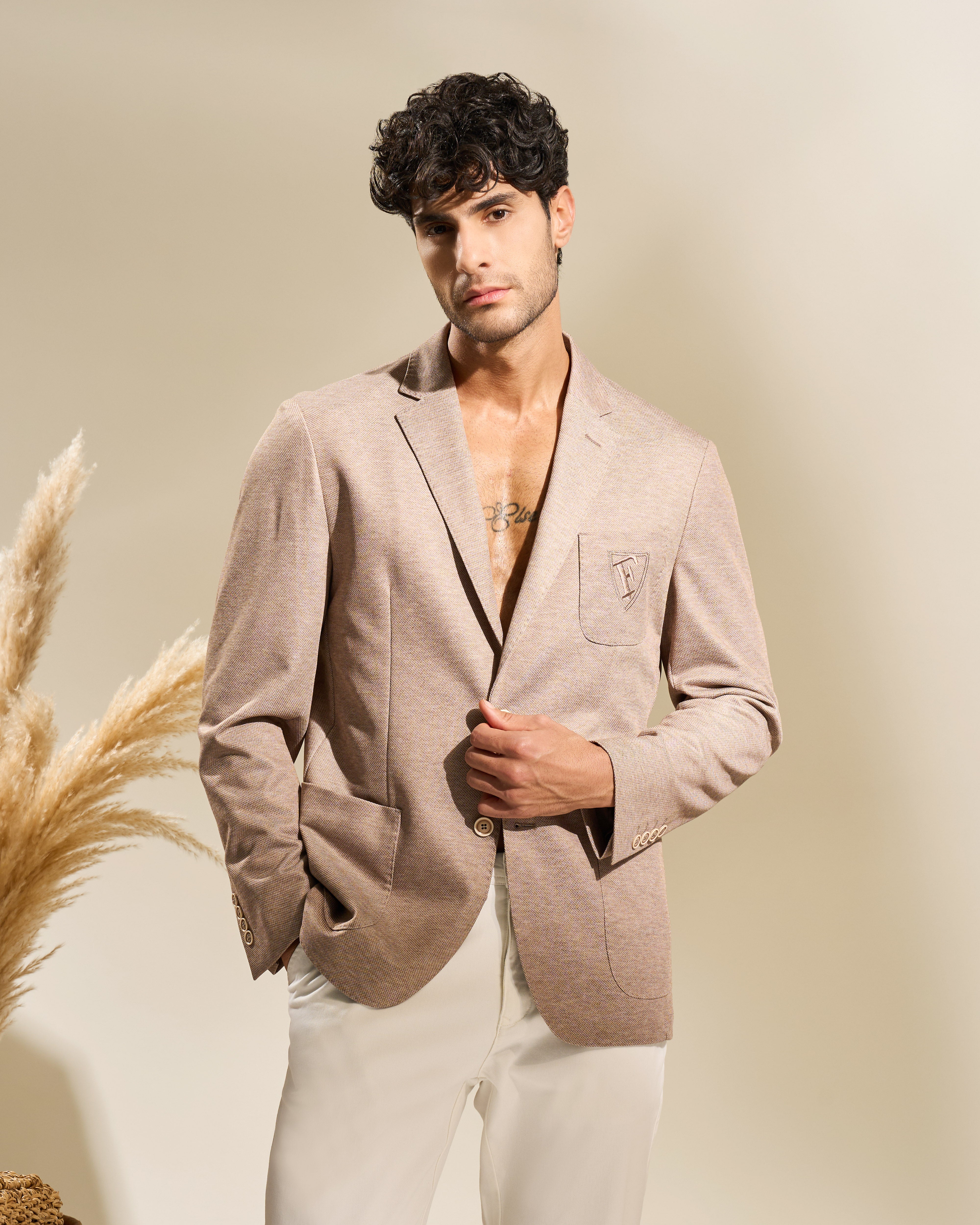 Embroidered FERRE Crest Signature Jacket
