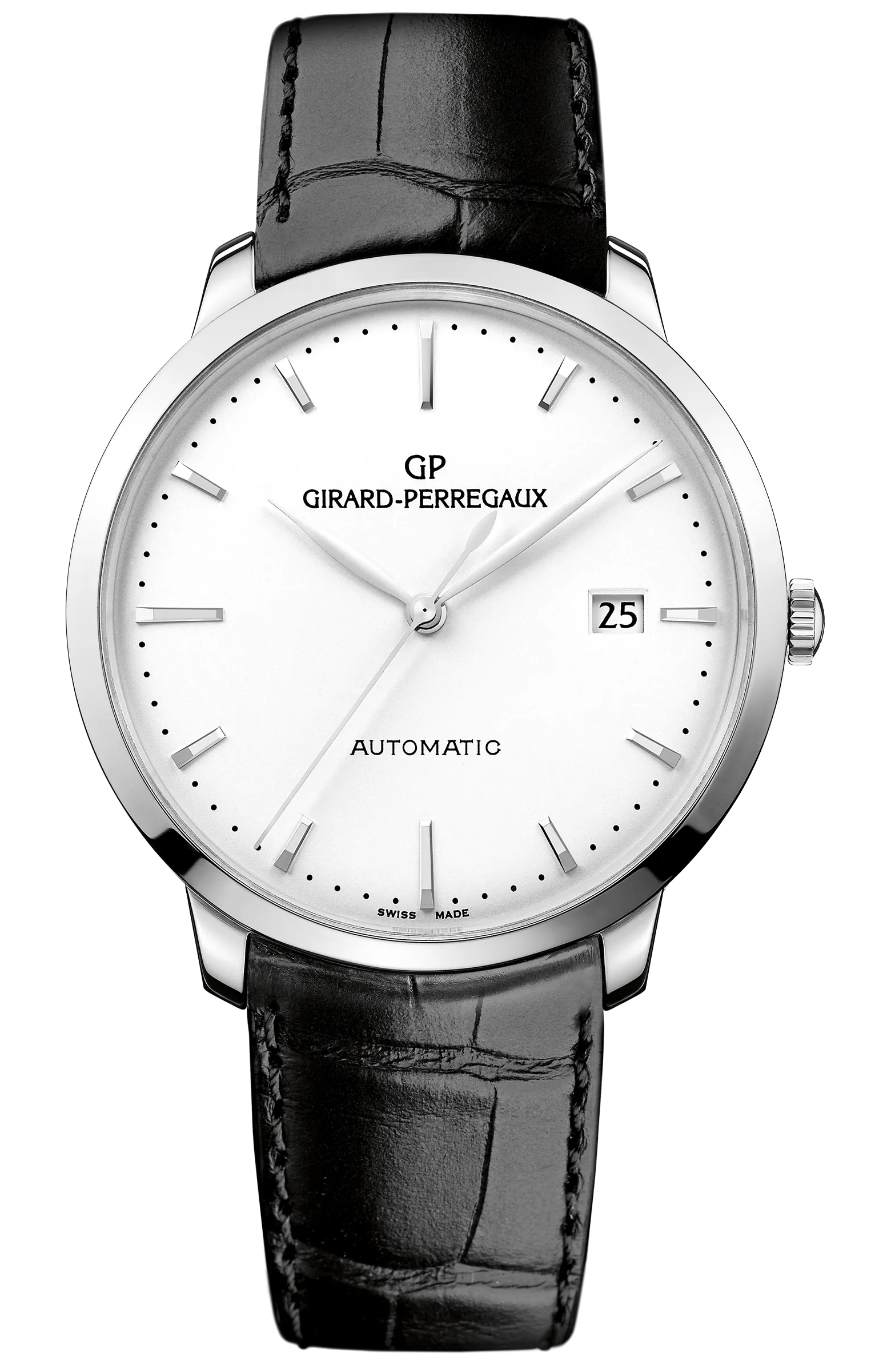 white dial close view