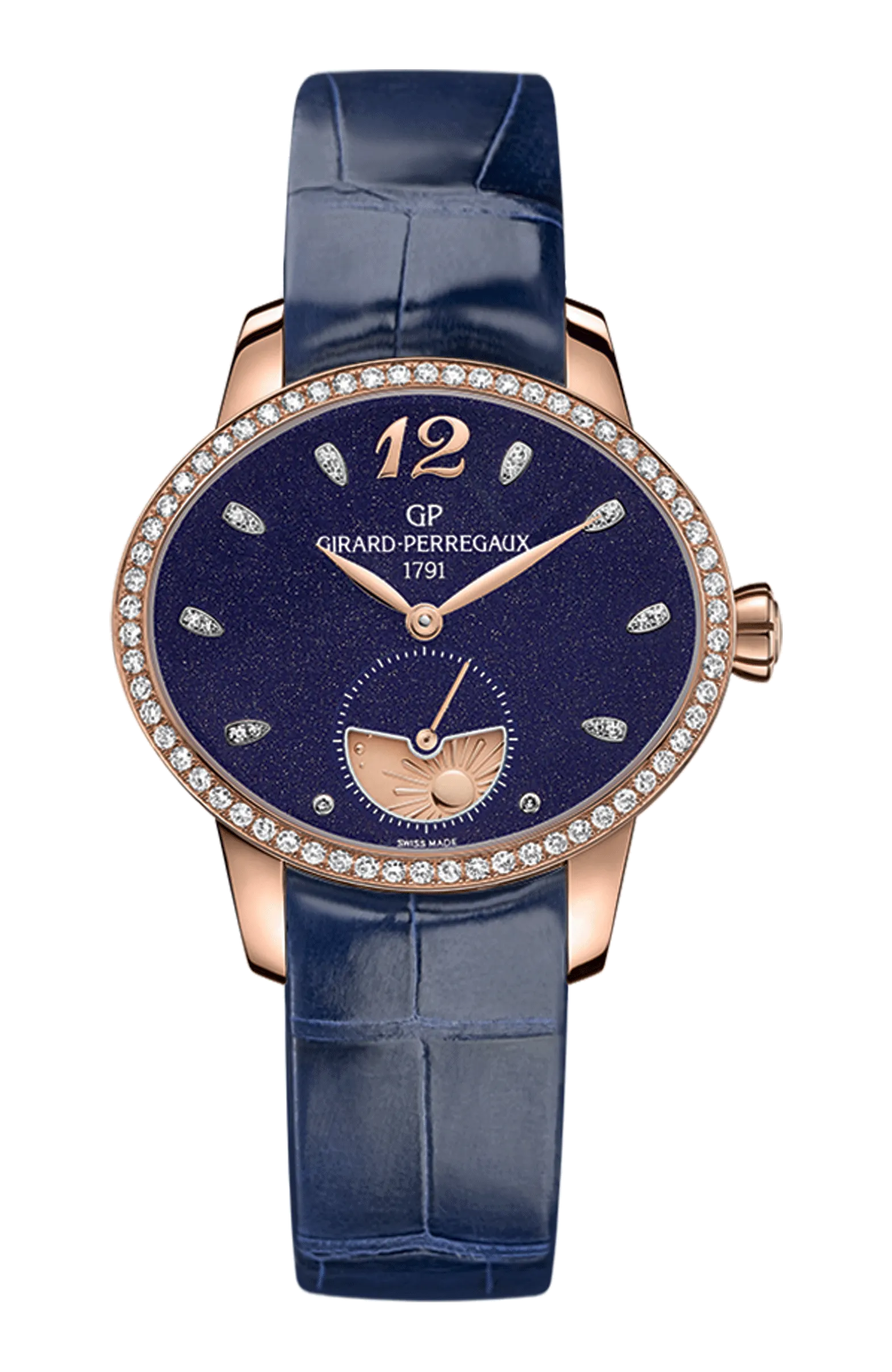 blue dial close view