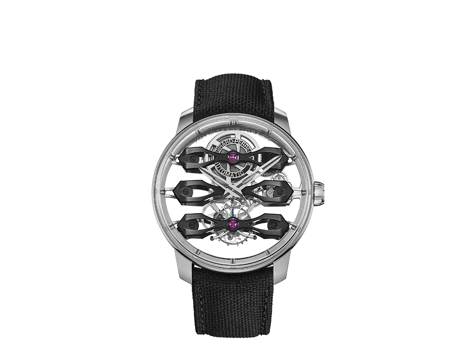 Tourbillon with Three Flying Bridges