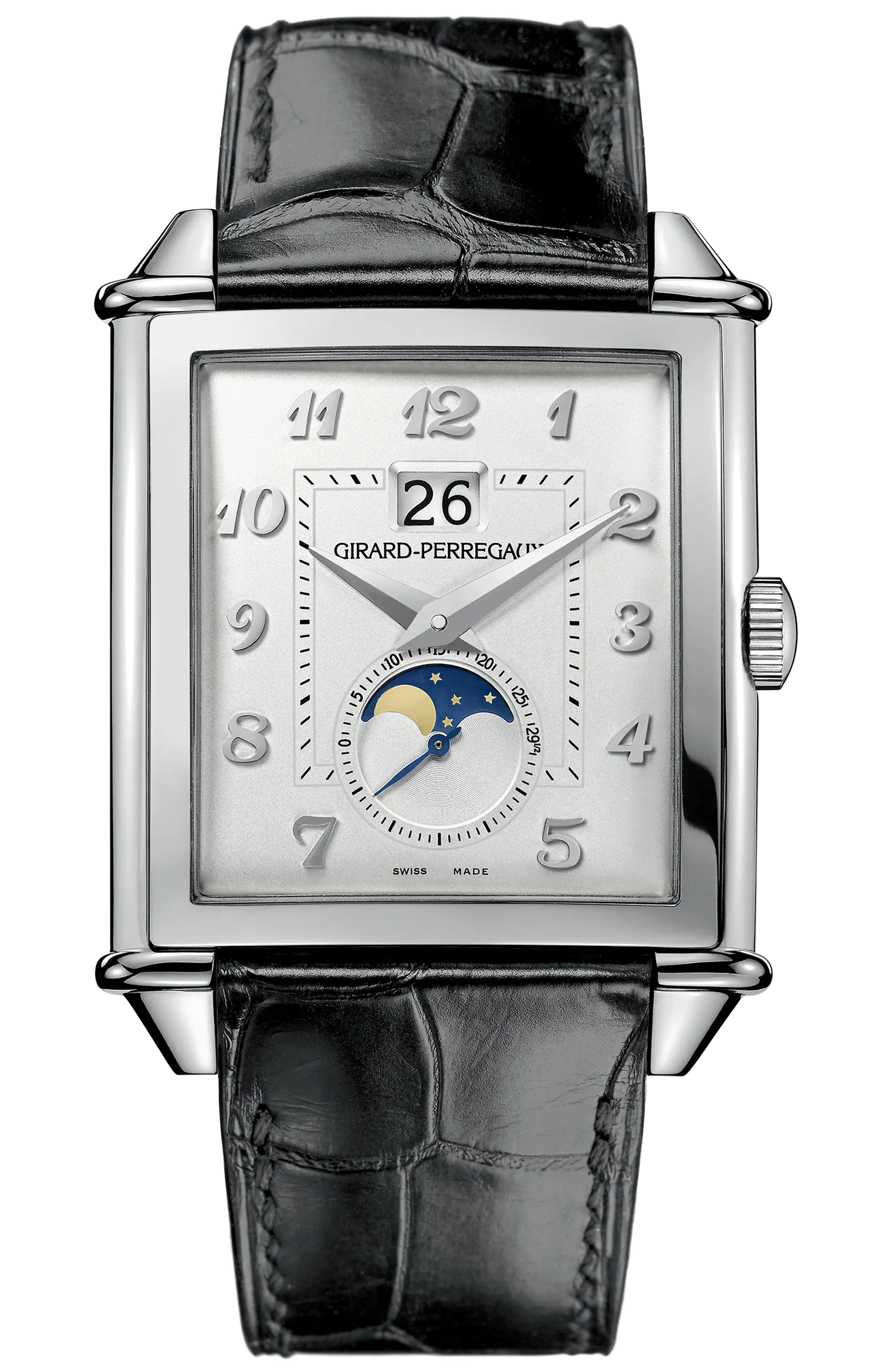 white dial close view