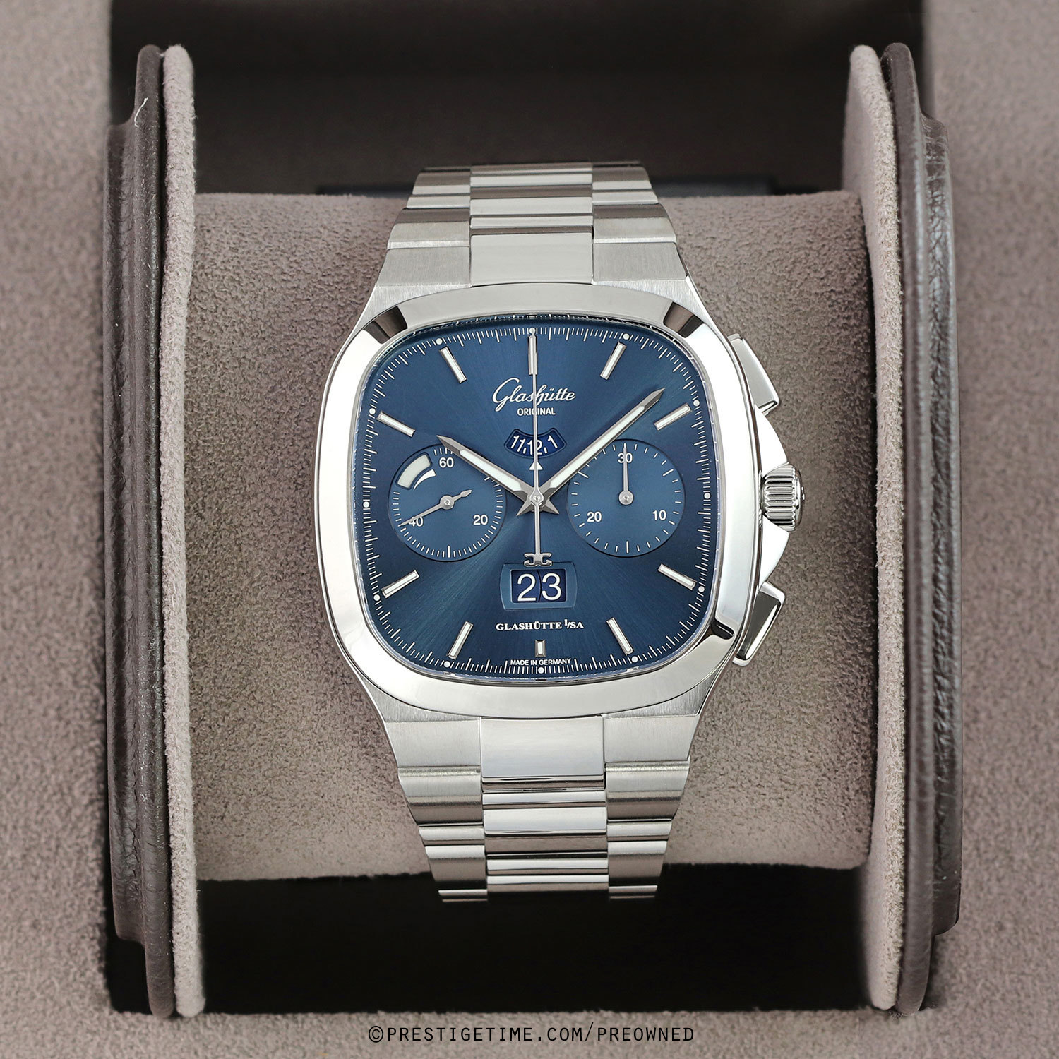 Boxed Seventies Chronograph Panorama Date